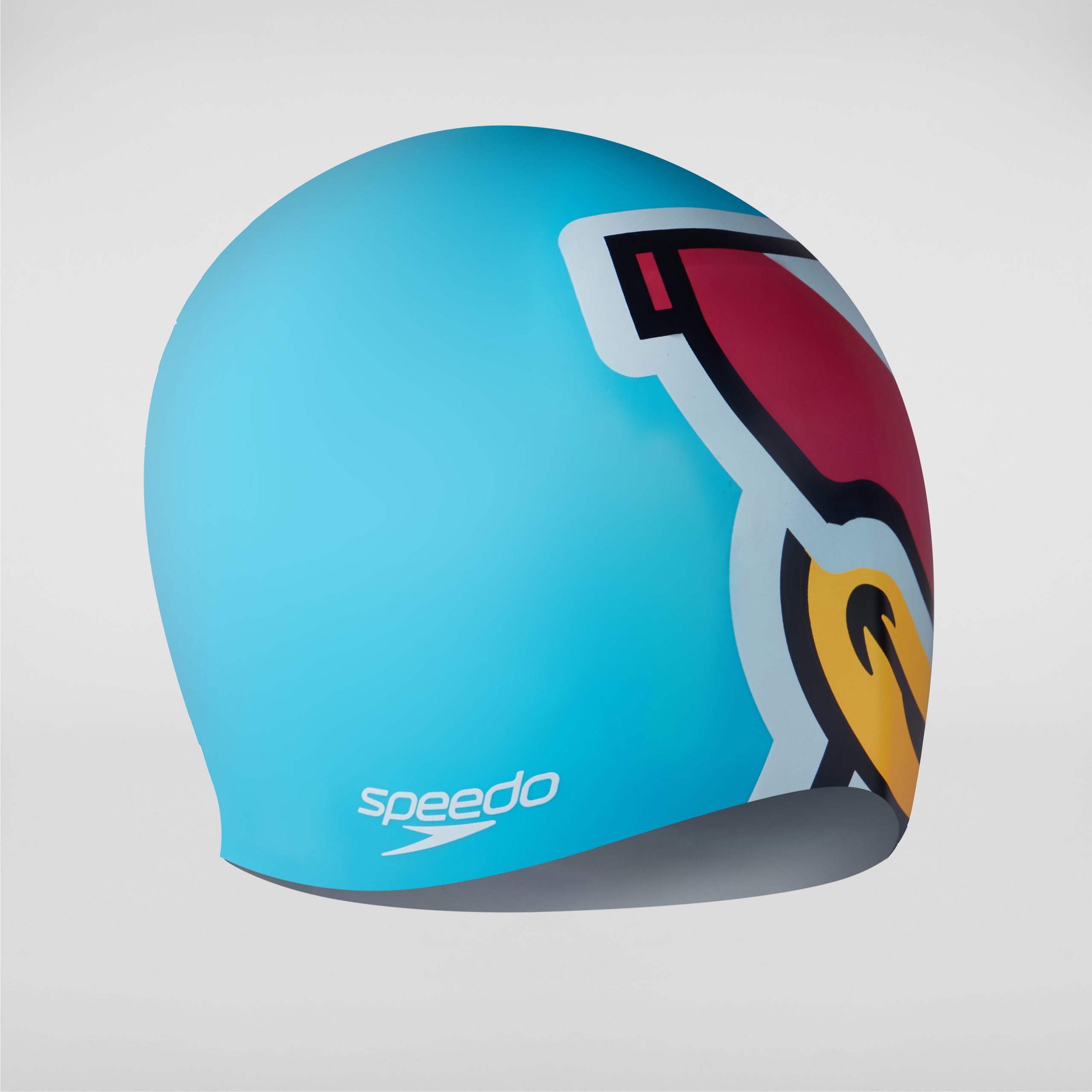 Kids Learn to Swim Penguin Printed Cap Blue - Image 2