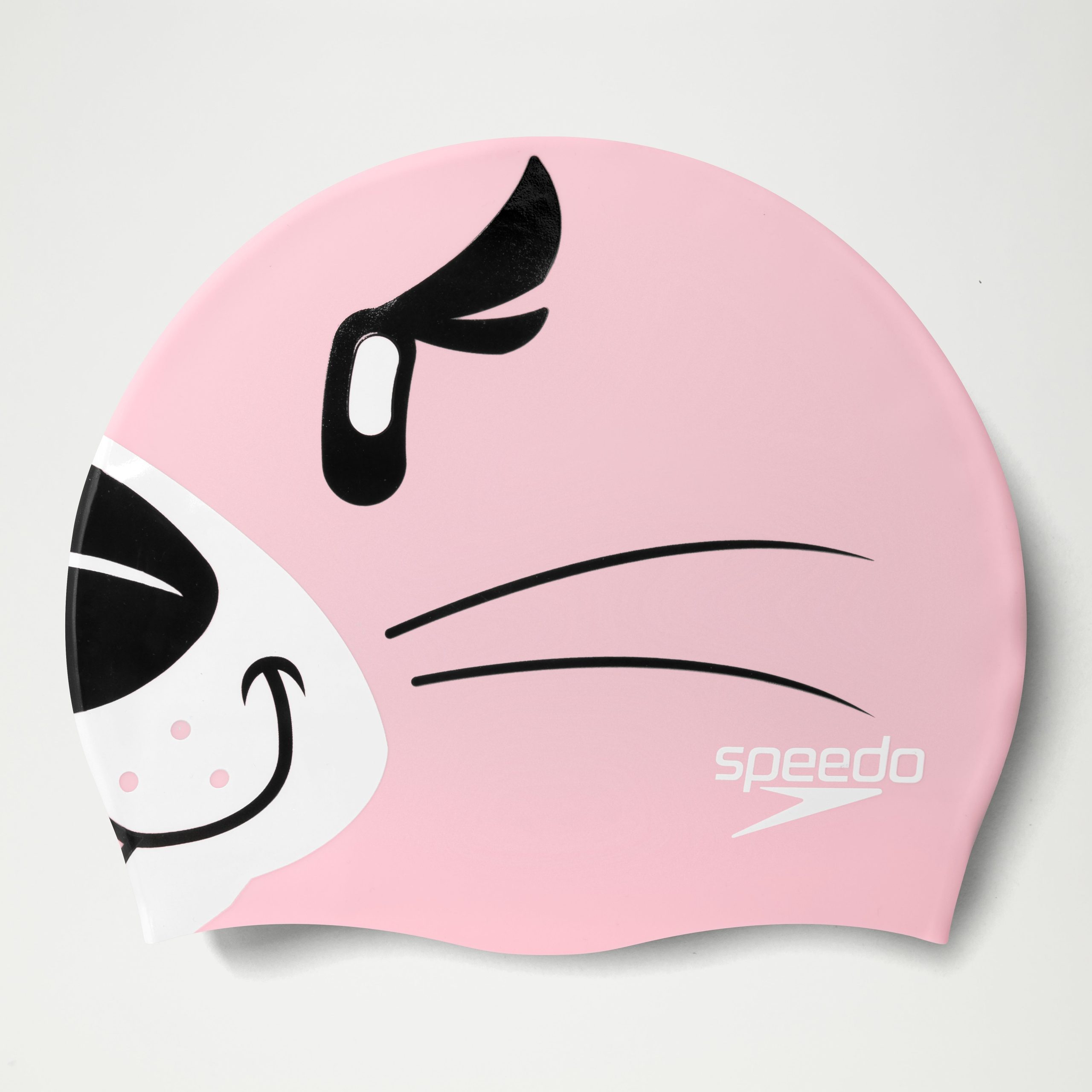Kids Learn to Swim Otter Printed Cap Pink
