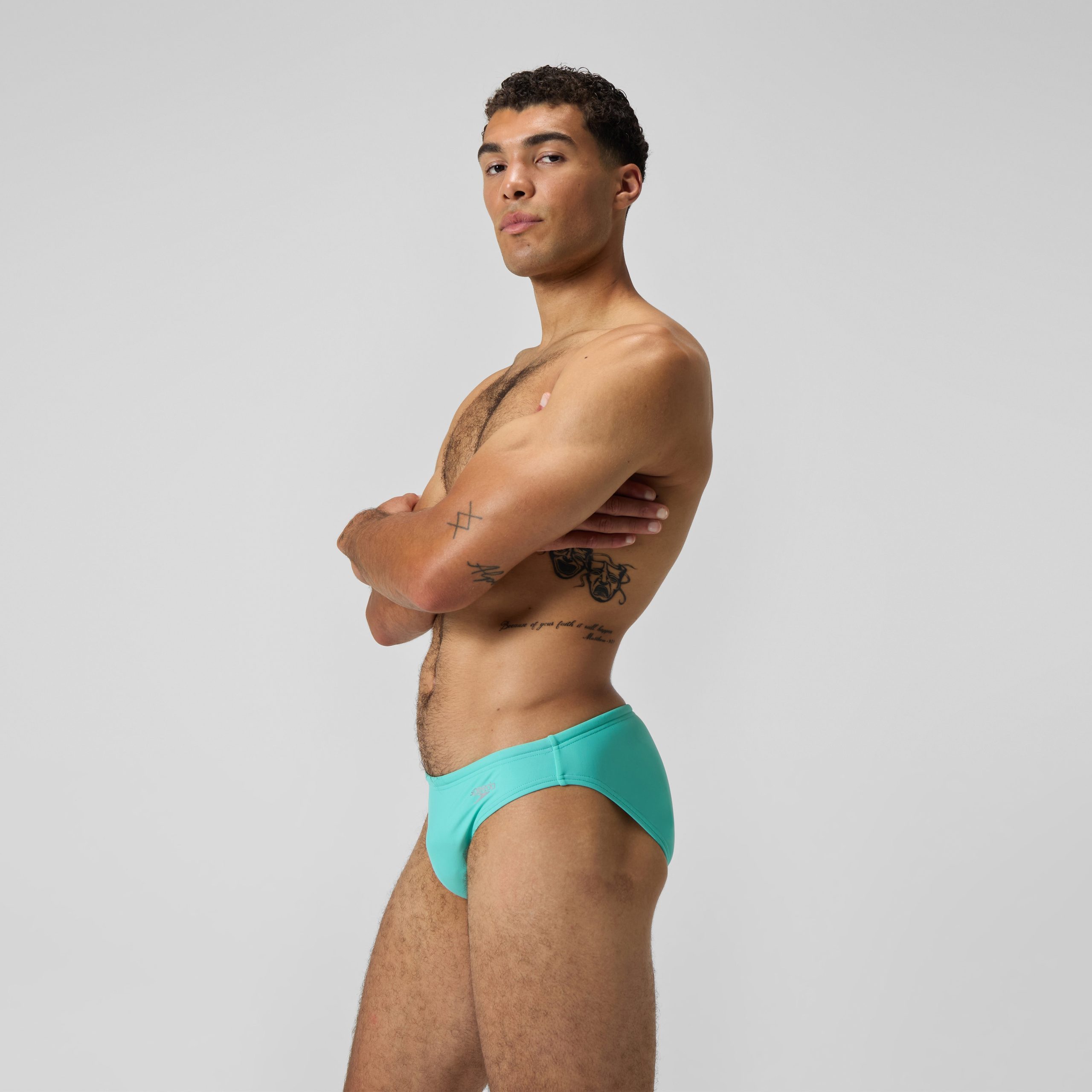Men's Solid Beachstar Brief Blue - Image 3