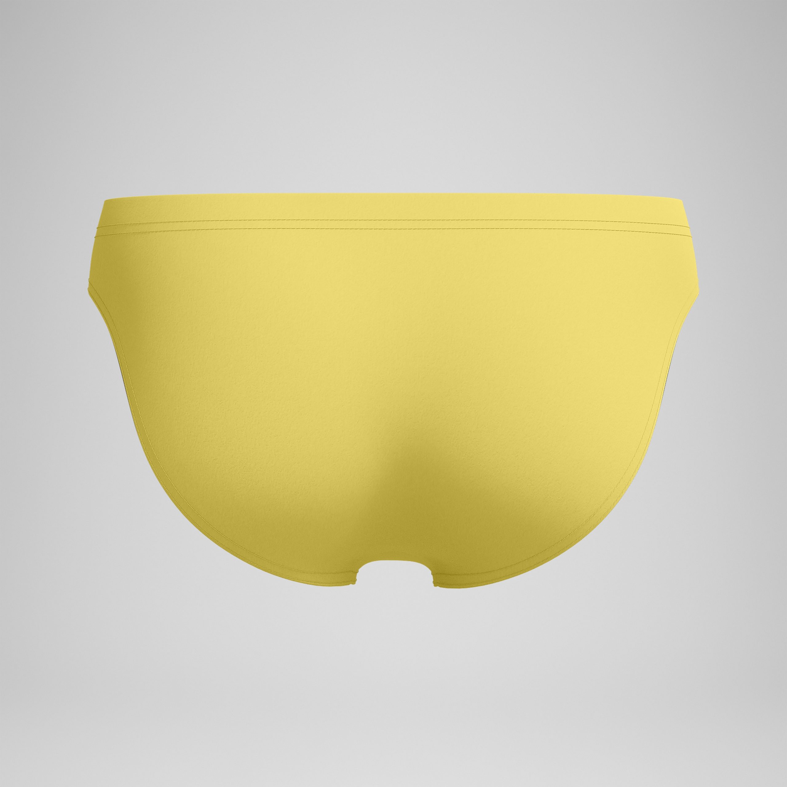 Men's Solid Beachstar Brief Yellow - Image 7