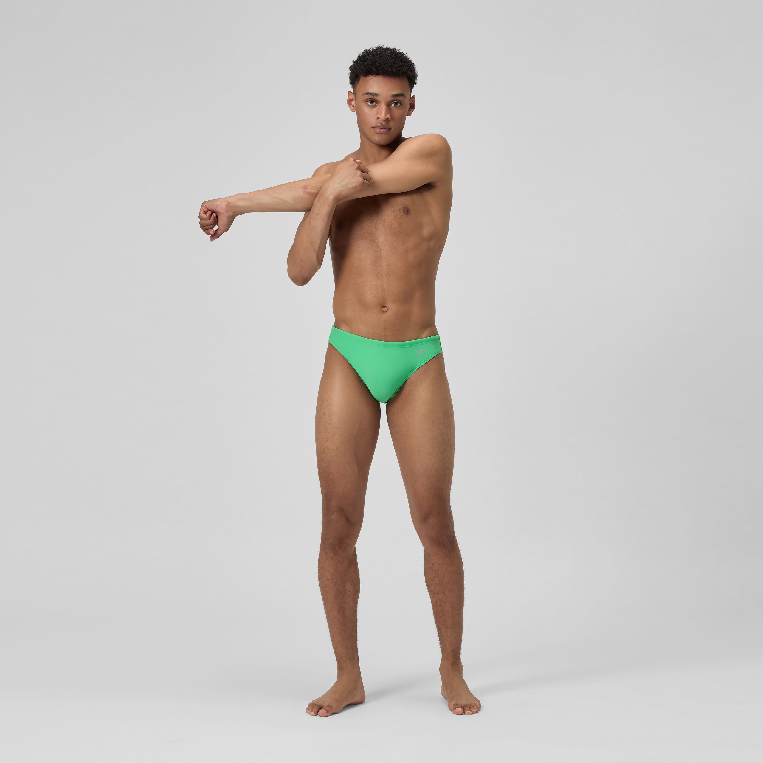 Men's Solid Beachstar Brief Green