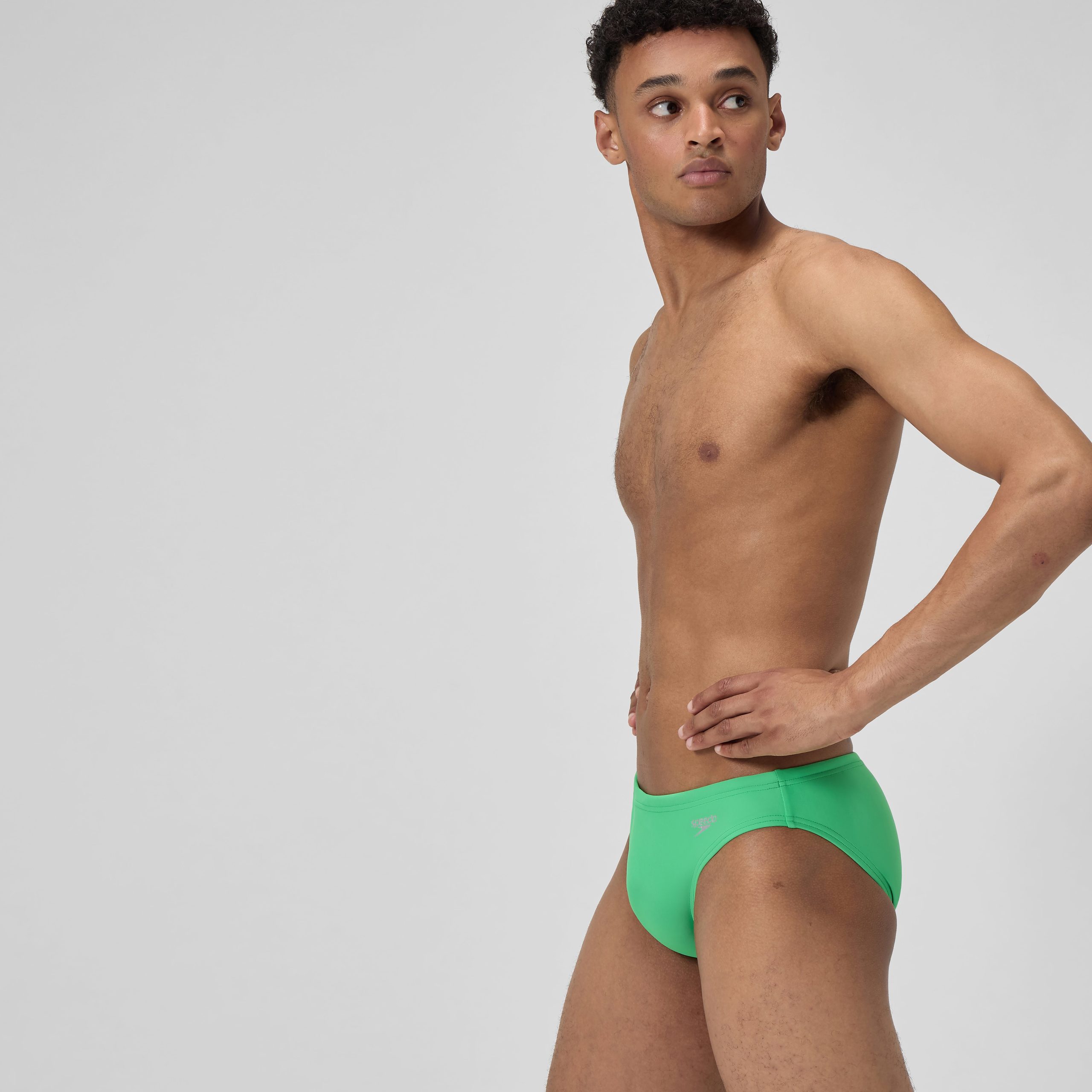 Men's Solid Beachstar Brief Green - Image 3