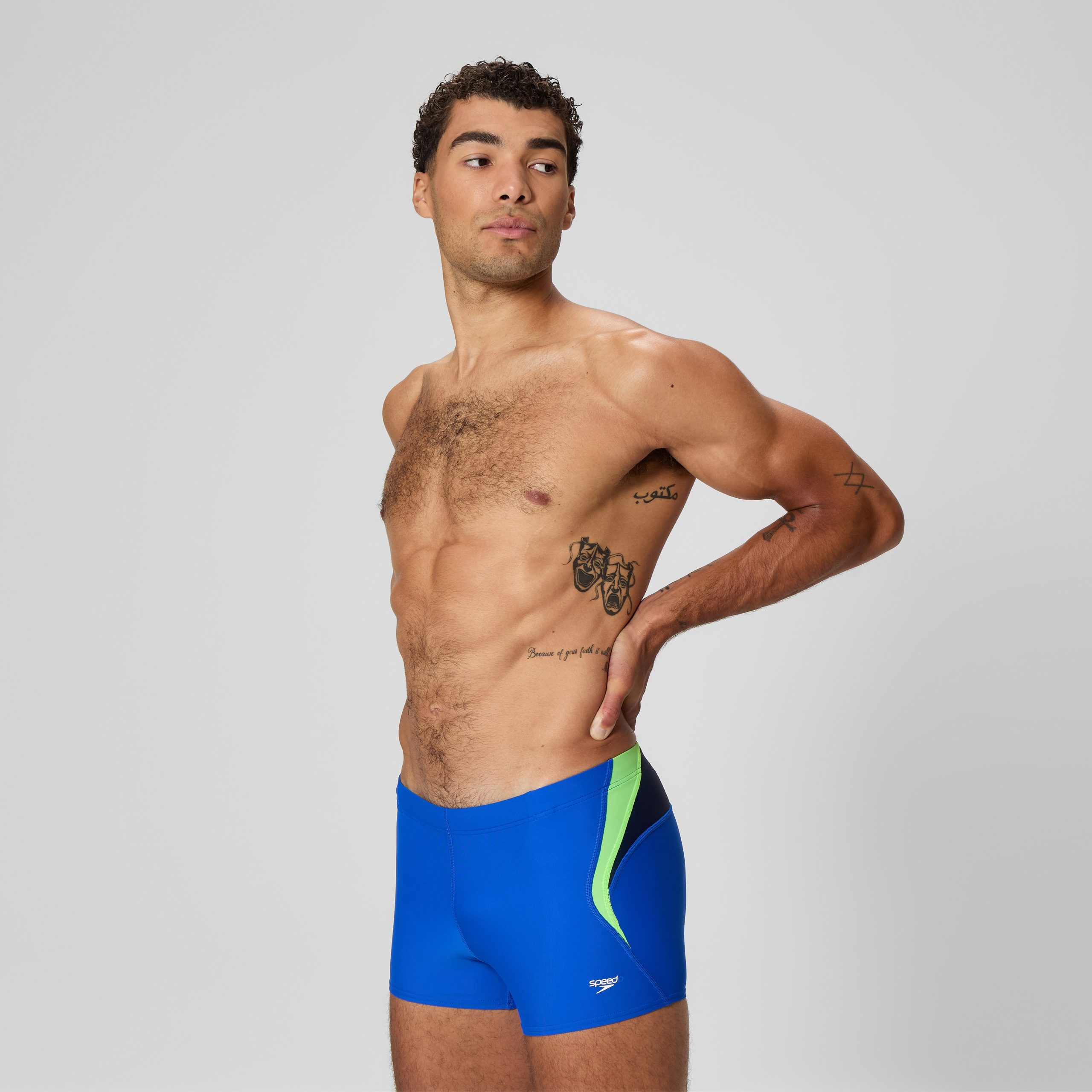 Men's Beachstar Splice Aquashorts Blue/Green - Image 2
