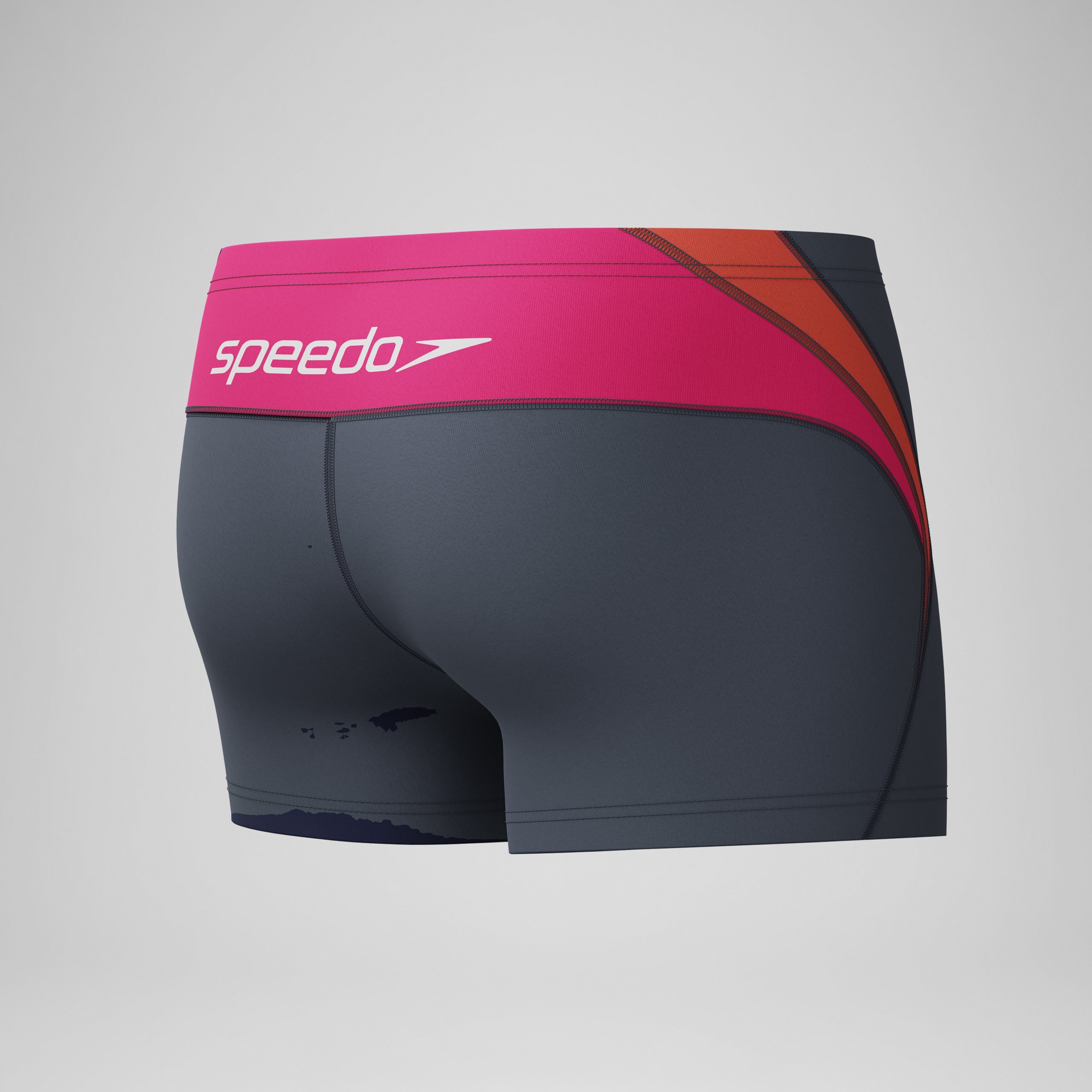 Men's Beachstar Splice Aquashorts Grey/Pink - Image 7