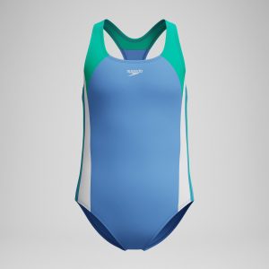 Girl's Infinity Splice One Piece Blue/Green