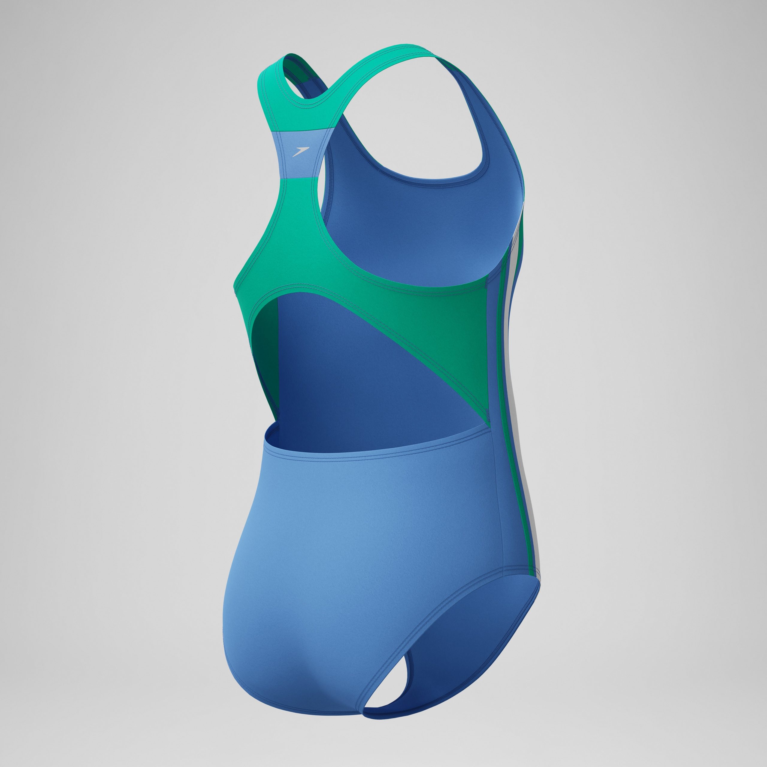 Girl's Infinity Splice One Piece Blue/Green - Image 4