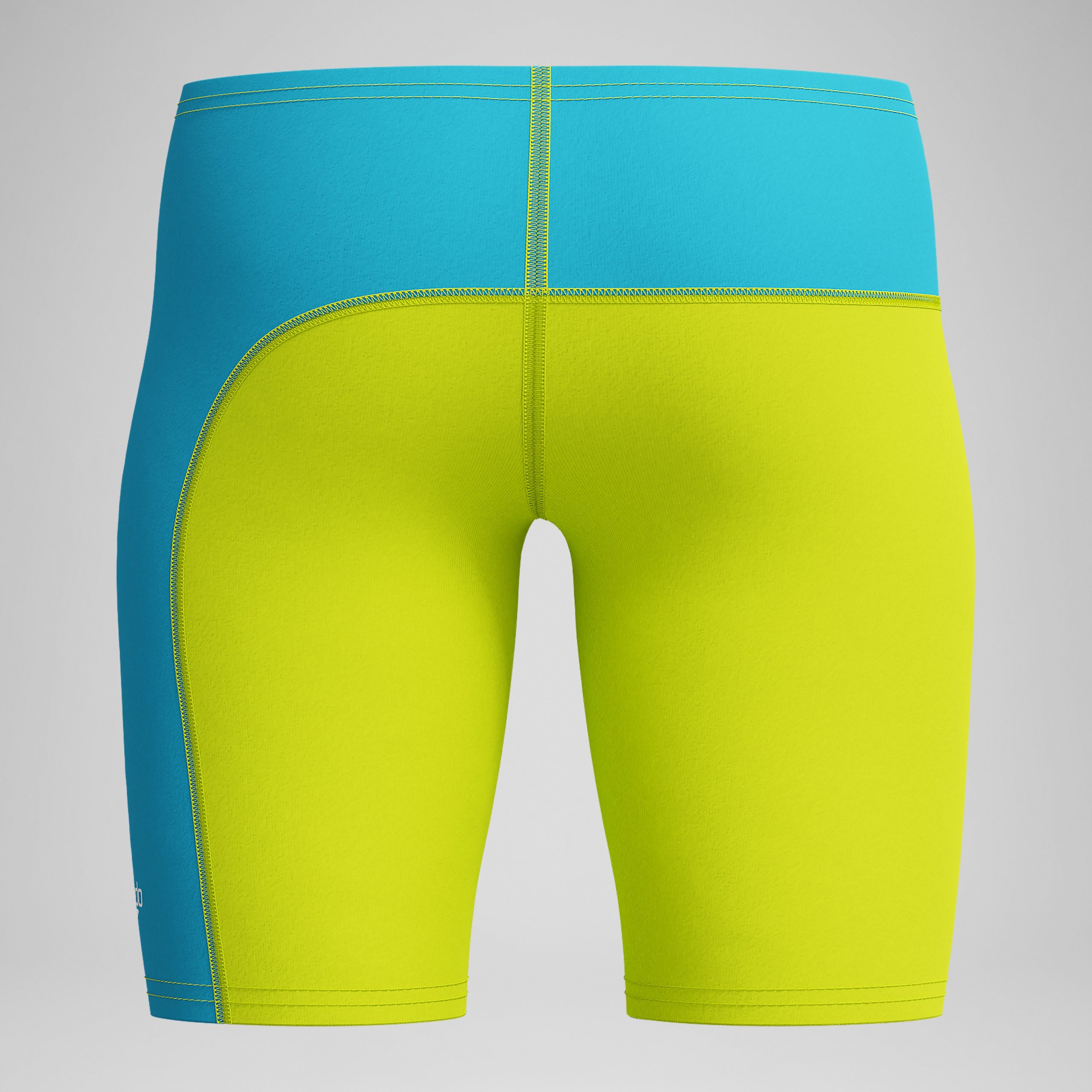 Boys Spliced Jammer Yellow/Blue - Image 4