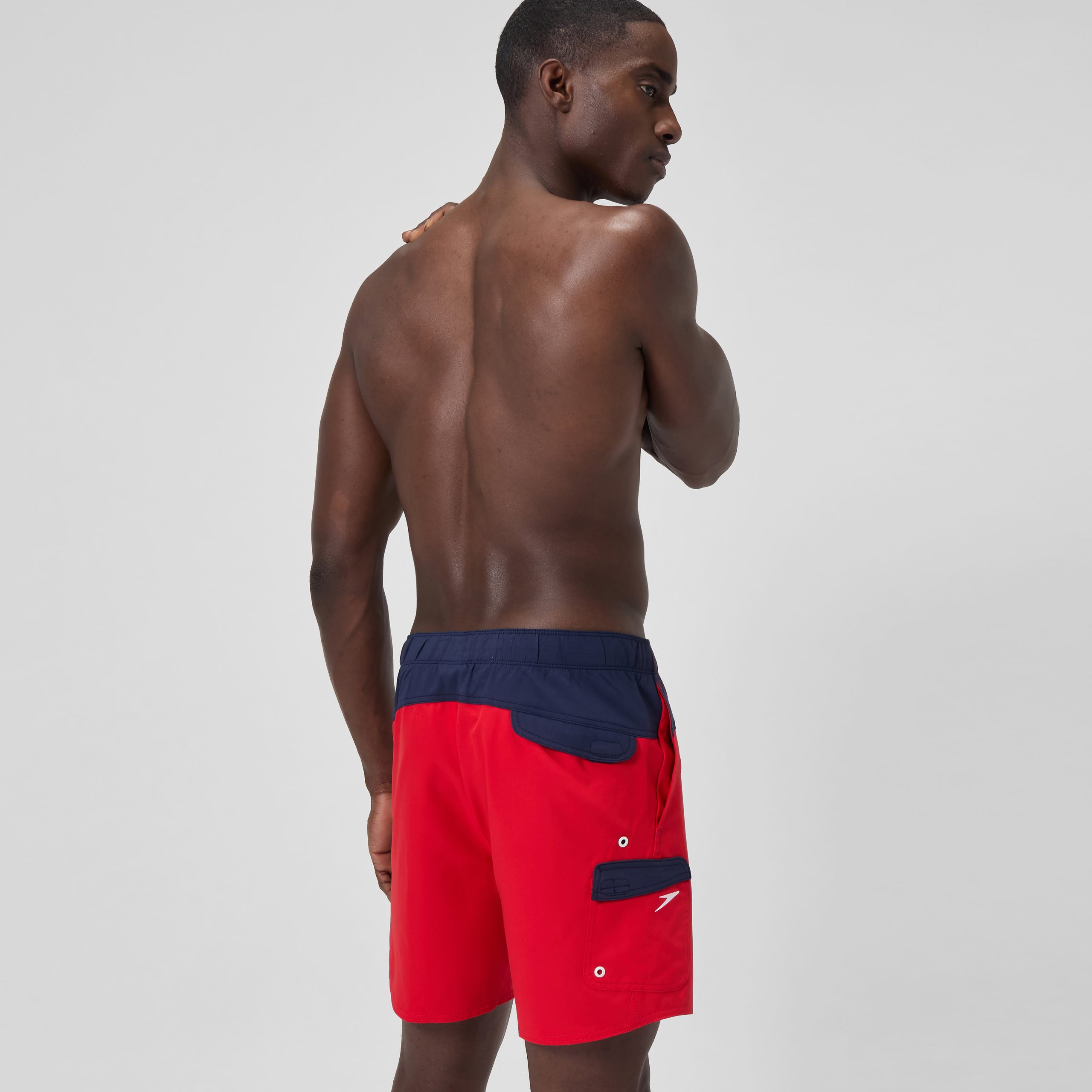 Men's Marina Flex Volley Swim Shorts Red - Image 4