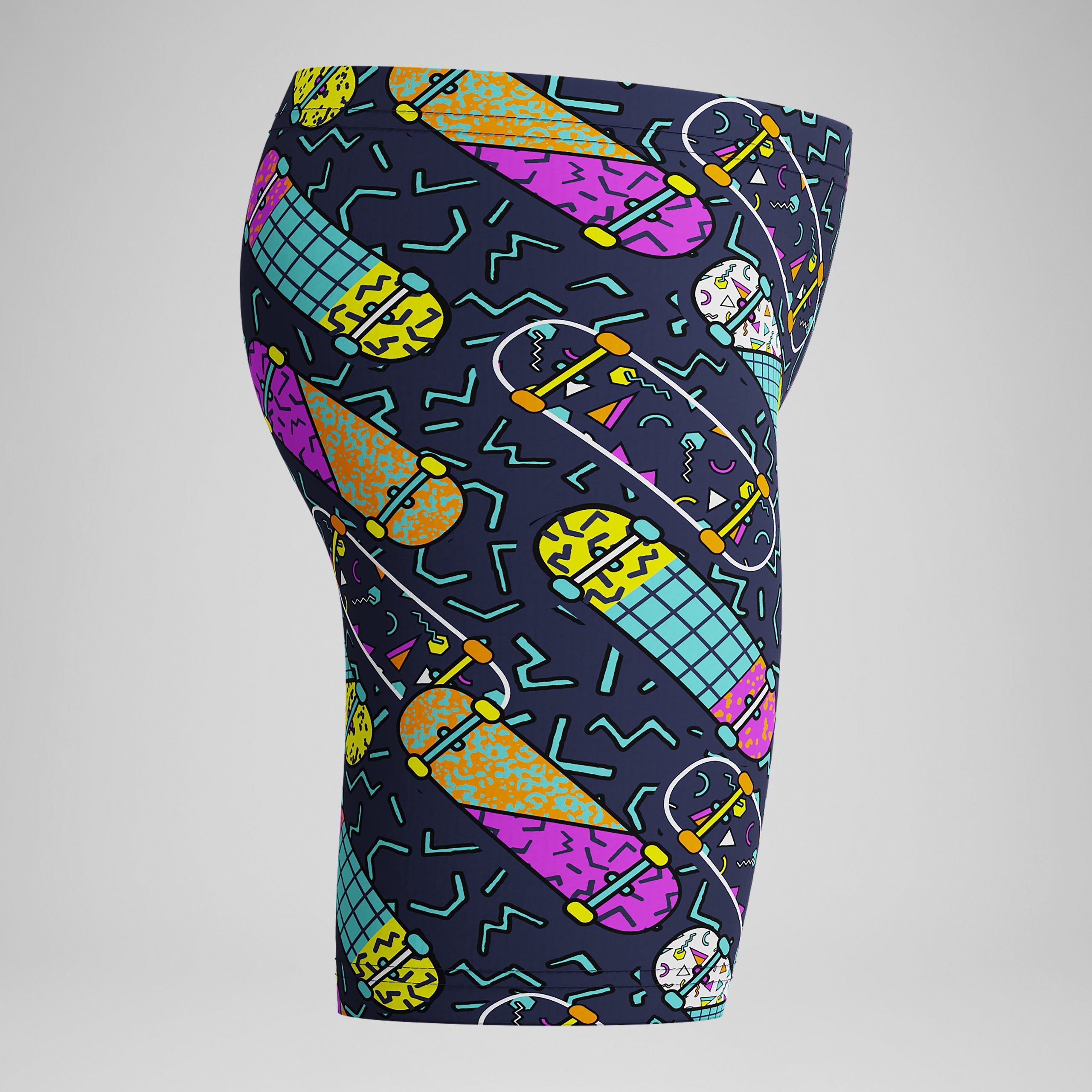 Boys Print Jammer Purple - Image 2