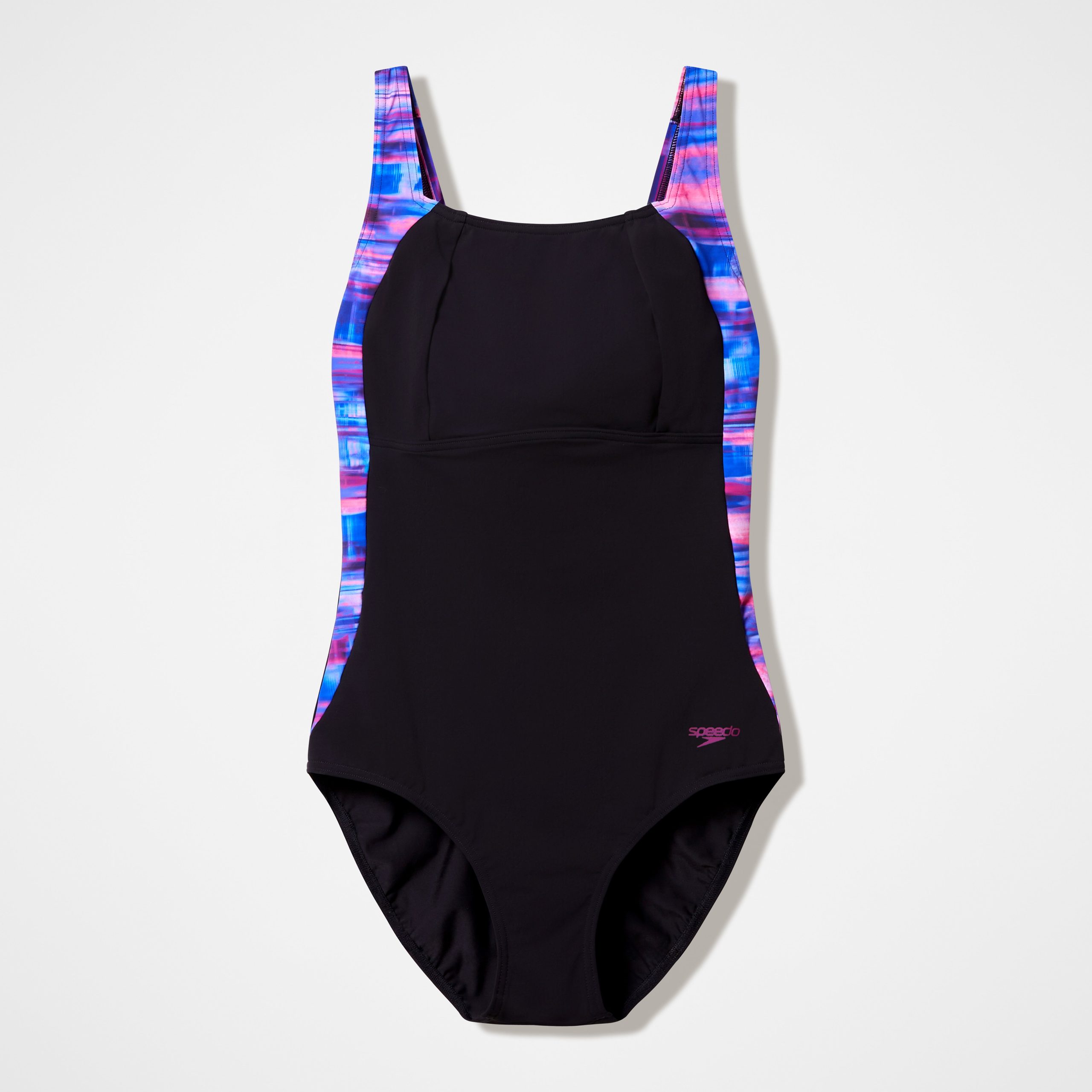 Women's Luna Lustre Printed One Piece Black/Pink - Image 4