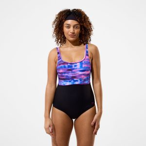 Women's Contour Eclipse Printed One Piece Black/Pink