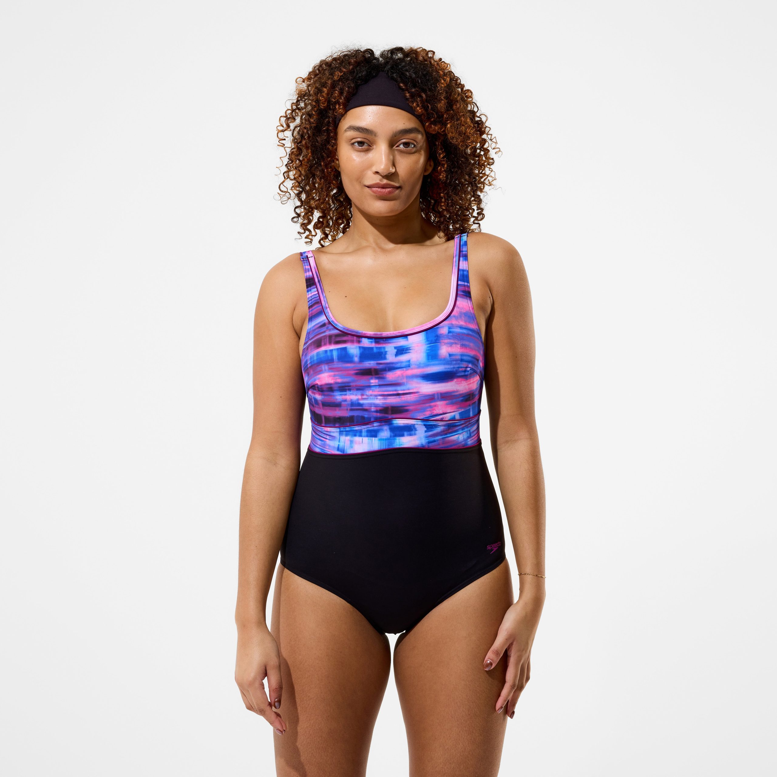 Women's Contour Eclipse Printed One Piece Black/Pink
