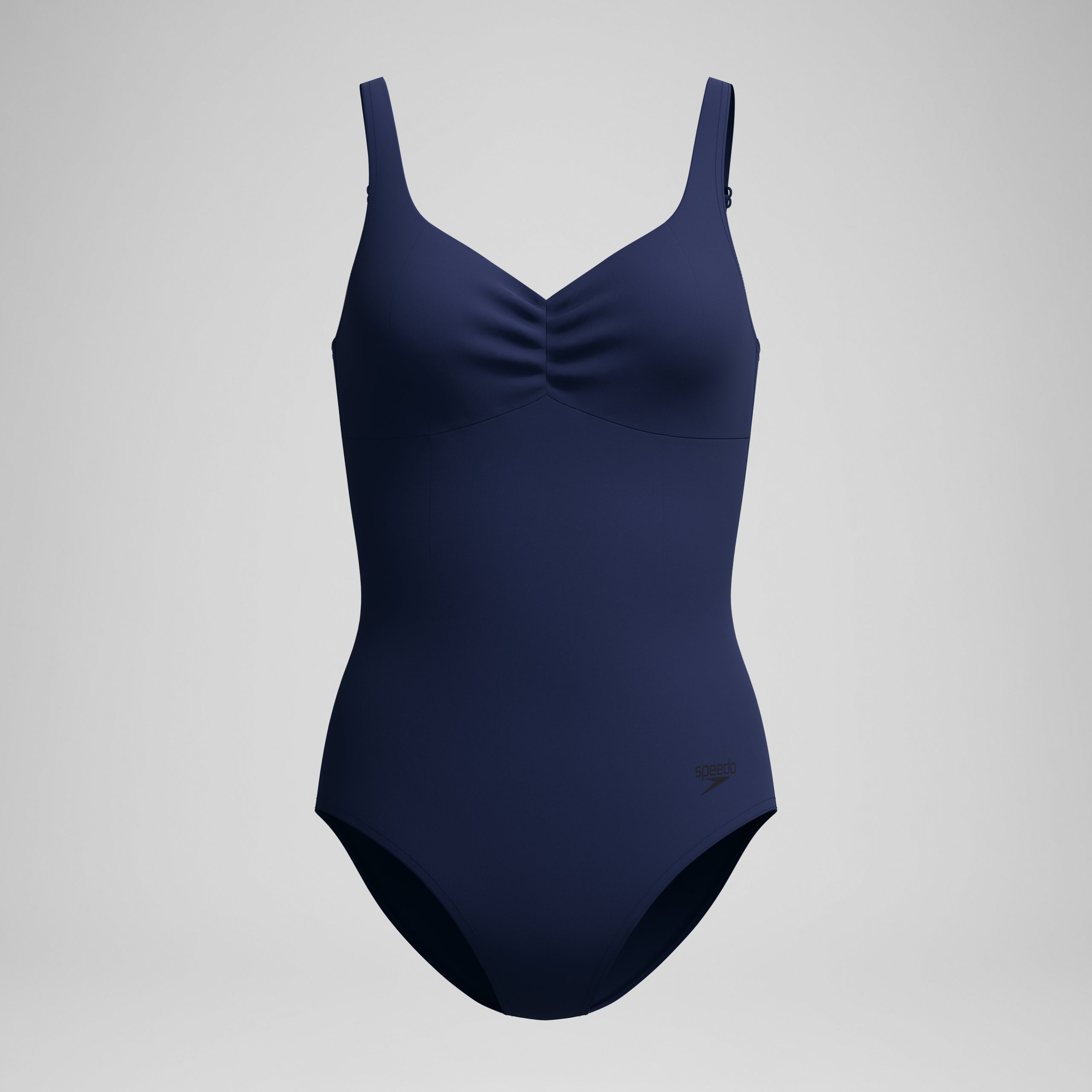 Women's Shaping AquaNite Solid One Piece Navy - Image 3