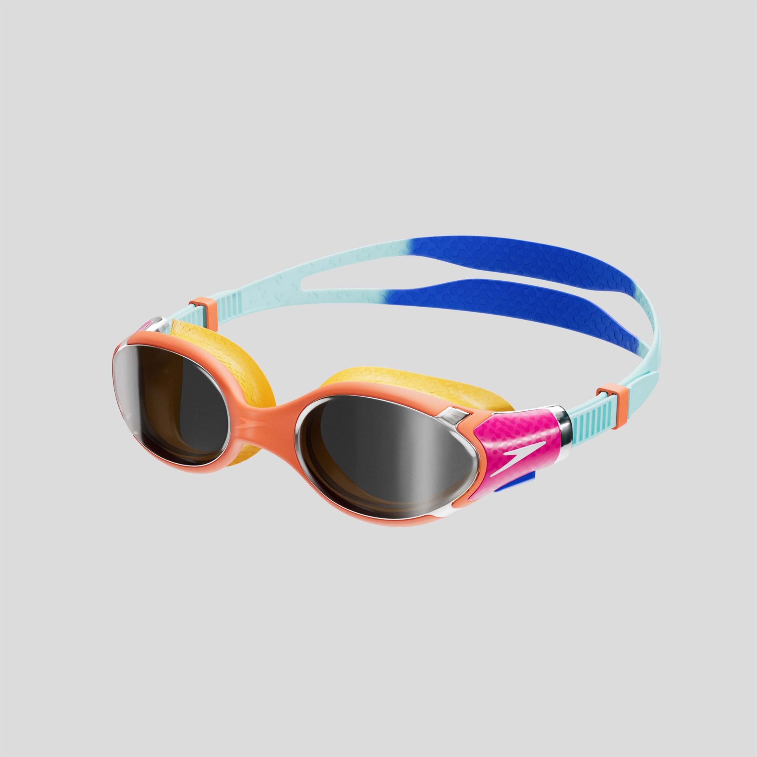 Biofuse 2.0 Junior Mirrored Goggles Orange/Blue - Image 3
