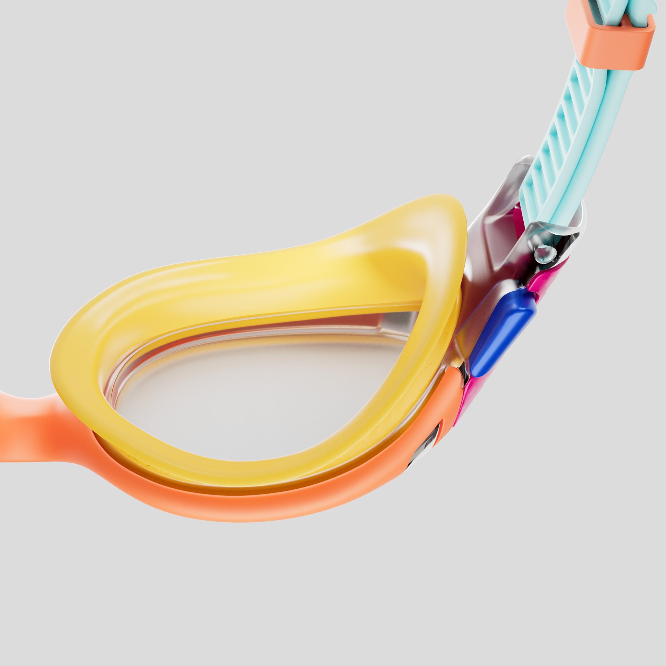 Biofuse 2.0 Junior Mirrored Goggles Orange/Blue - Image 4