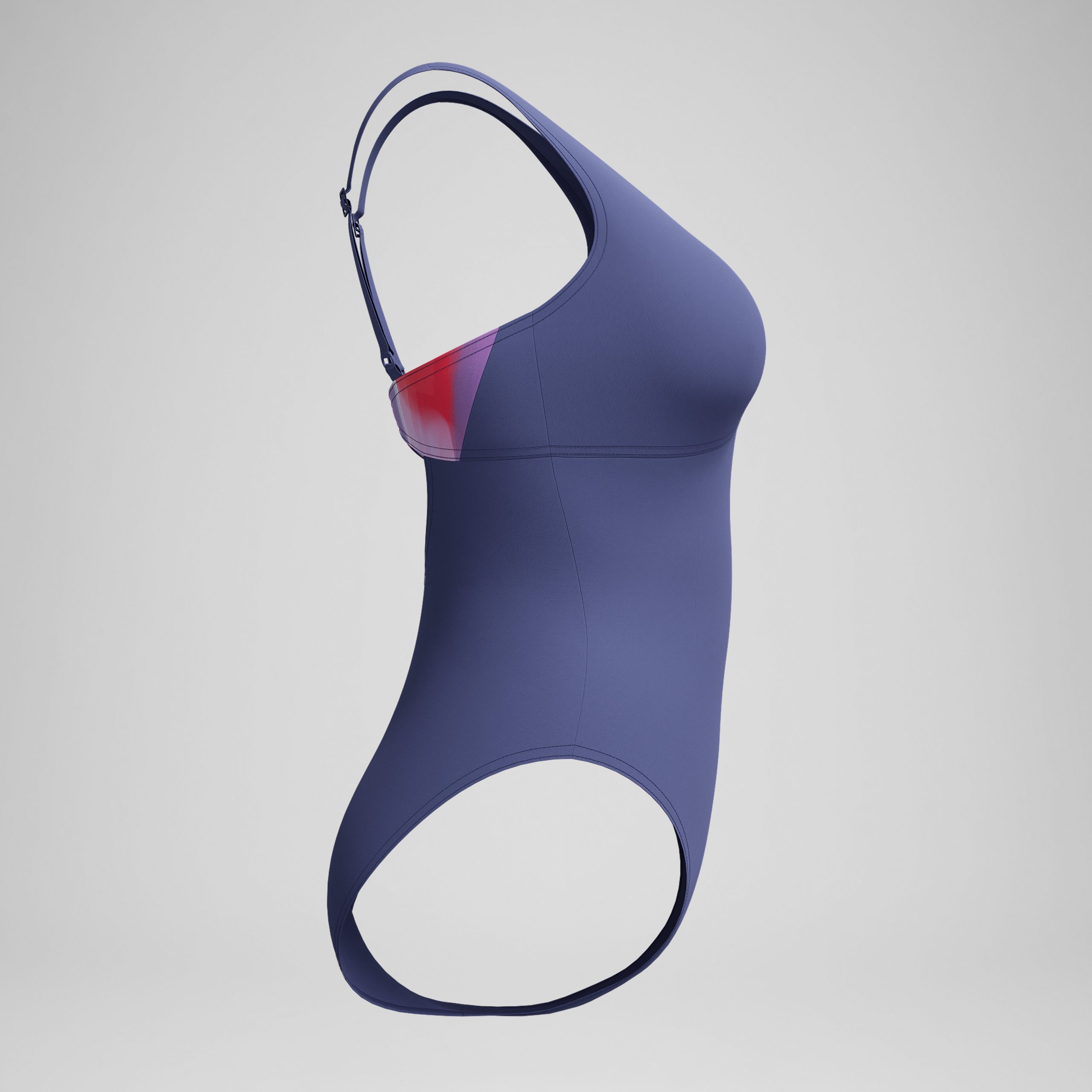 Women's Shaping Printed OpusGem DD+ Swimsuit Blue - Image 6