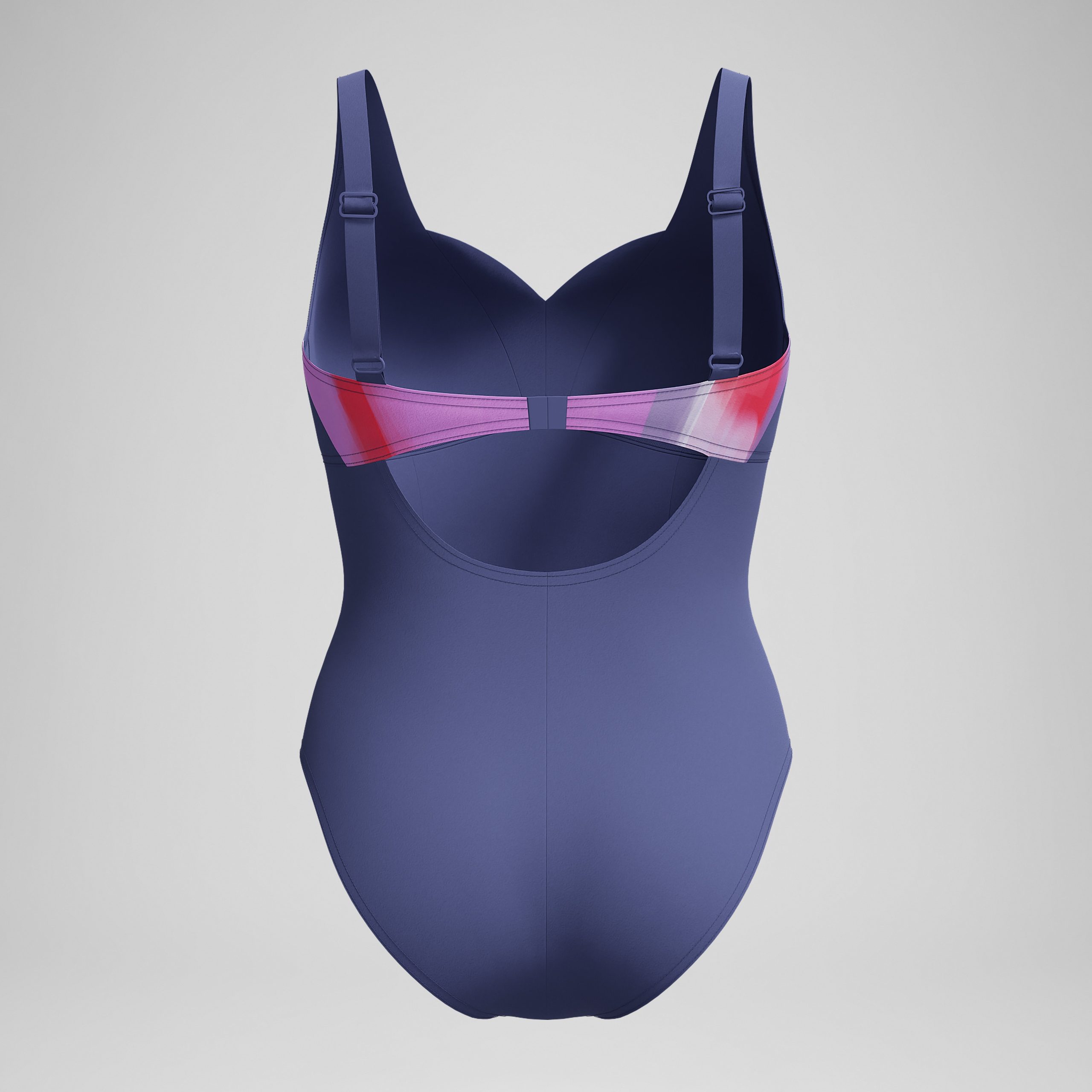 Women's Shaping Printed OpusGem DD+ Swimsuit Blue - Image 7