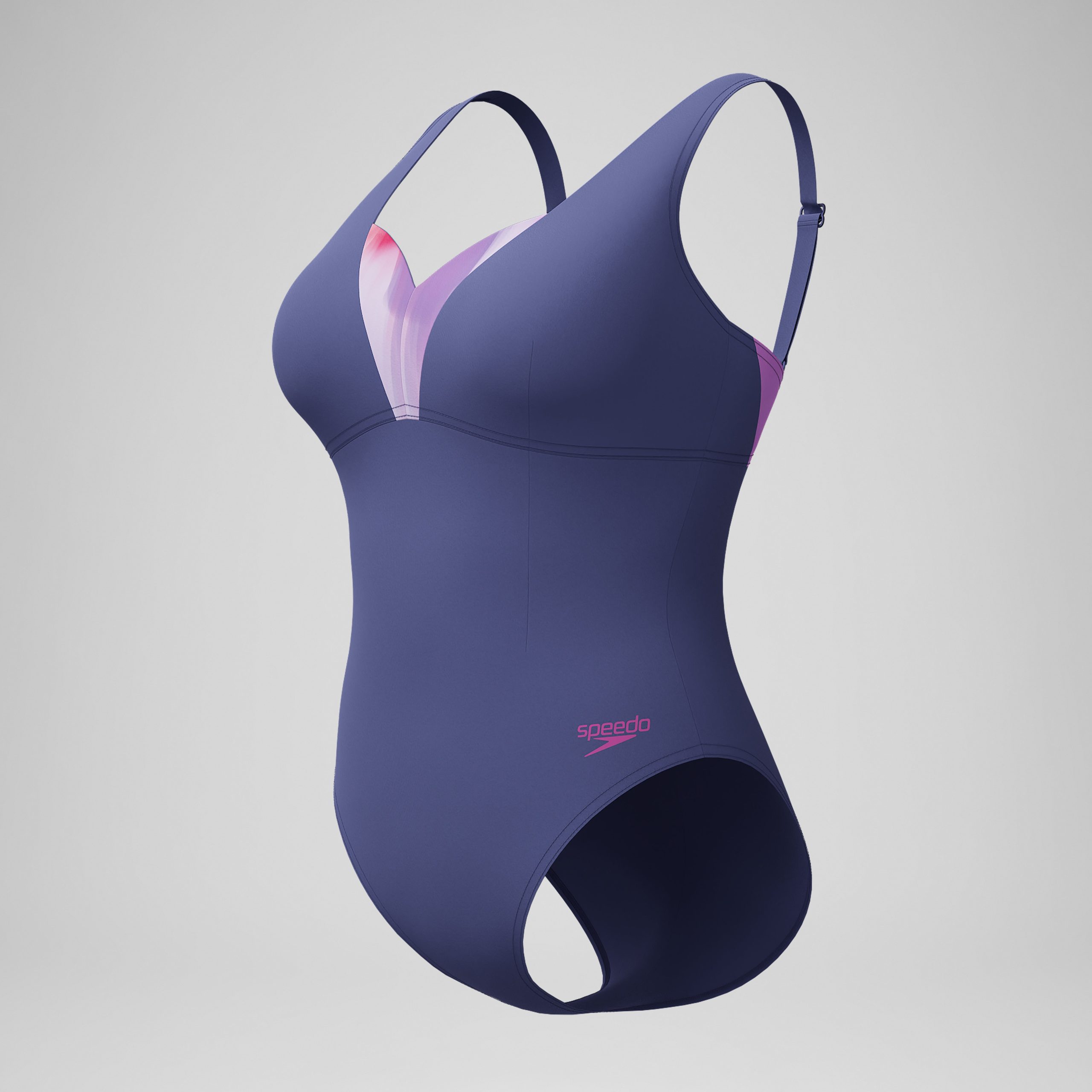 Women's Shaping Printed OpusGem DD+ Swimsuit Blue - Image 8