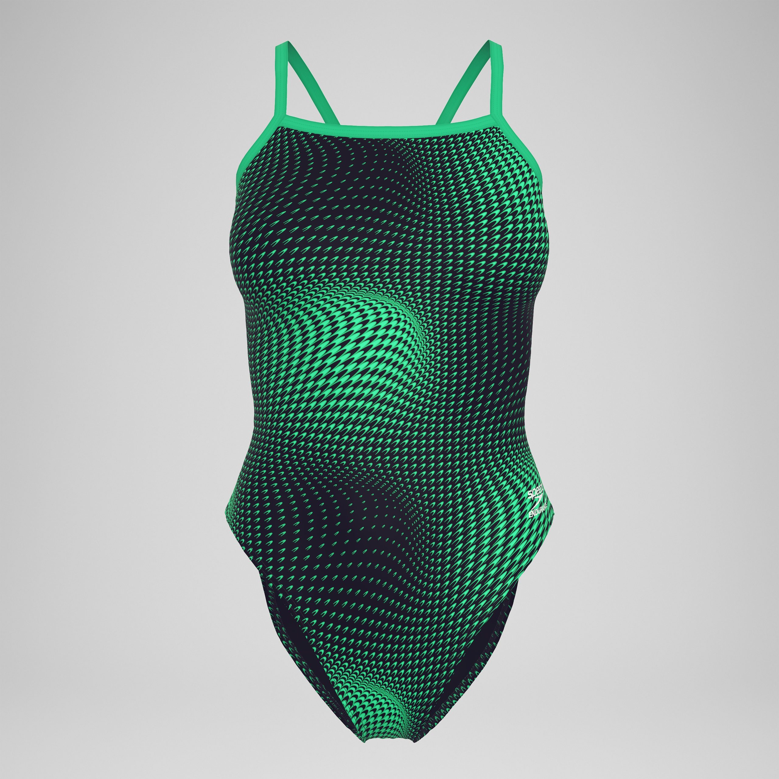 Women's Flow Flyback One Piece Black/Green - Image 5