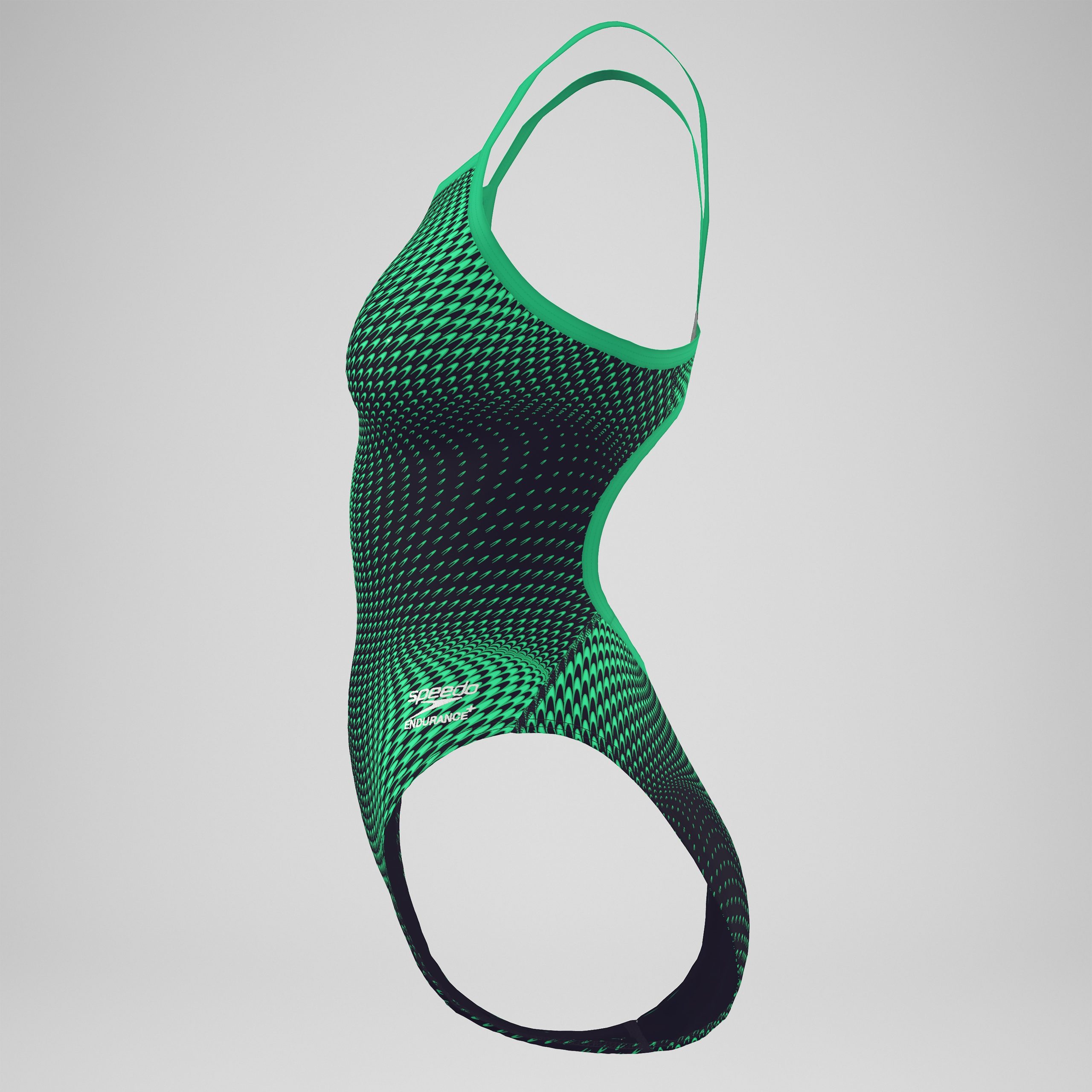 Women's Flow Flyback One Piece Black/Green - Image 6