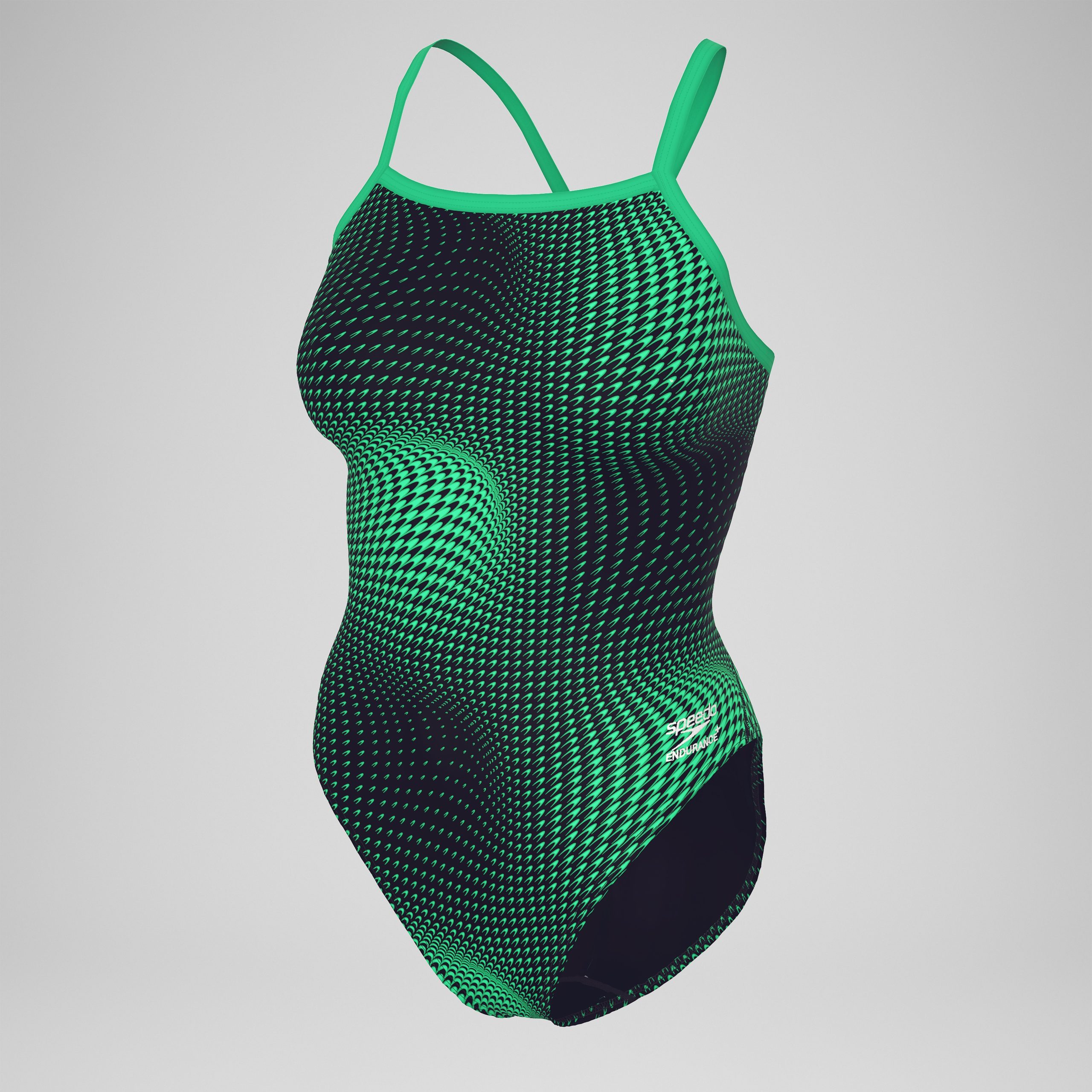 Women's Flow Flyback One Piece Black/Green - Image 8