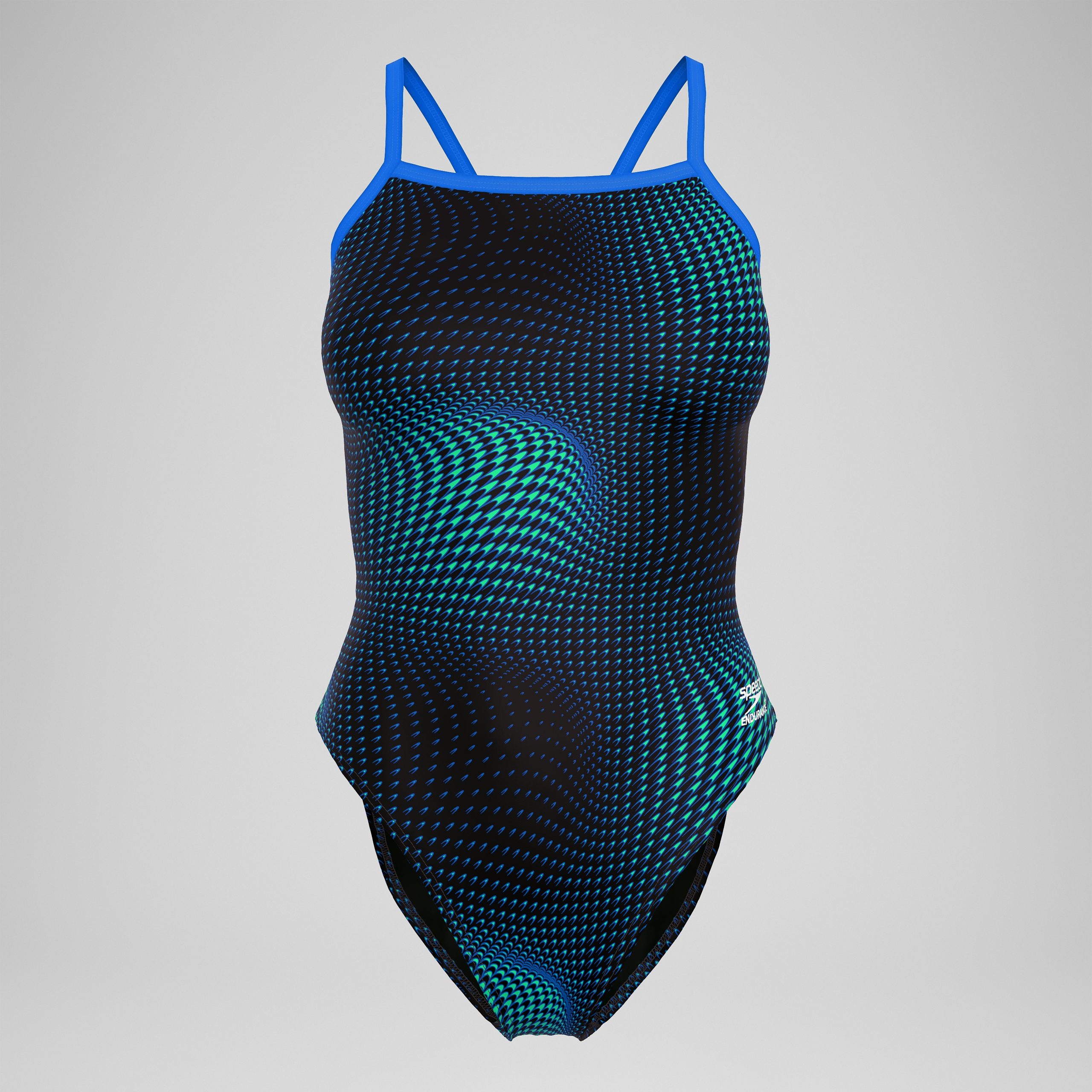 Women's Flow Flyback One Piece Black/Blue - Image 5