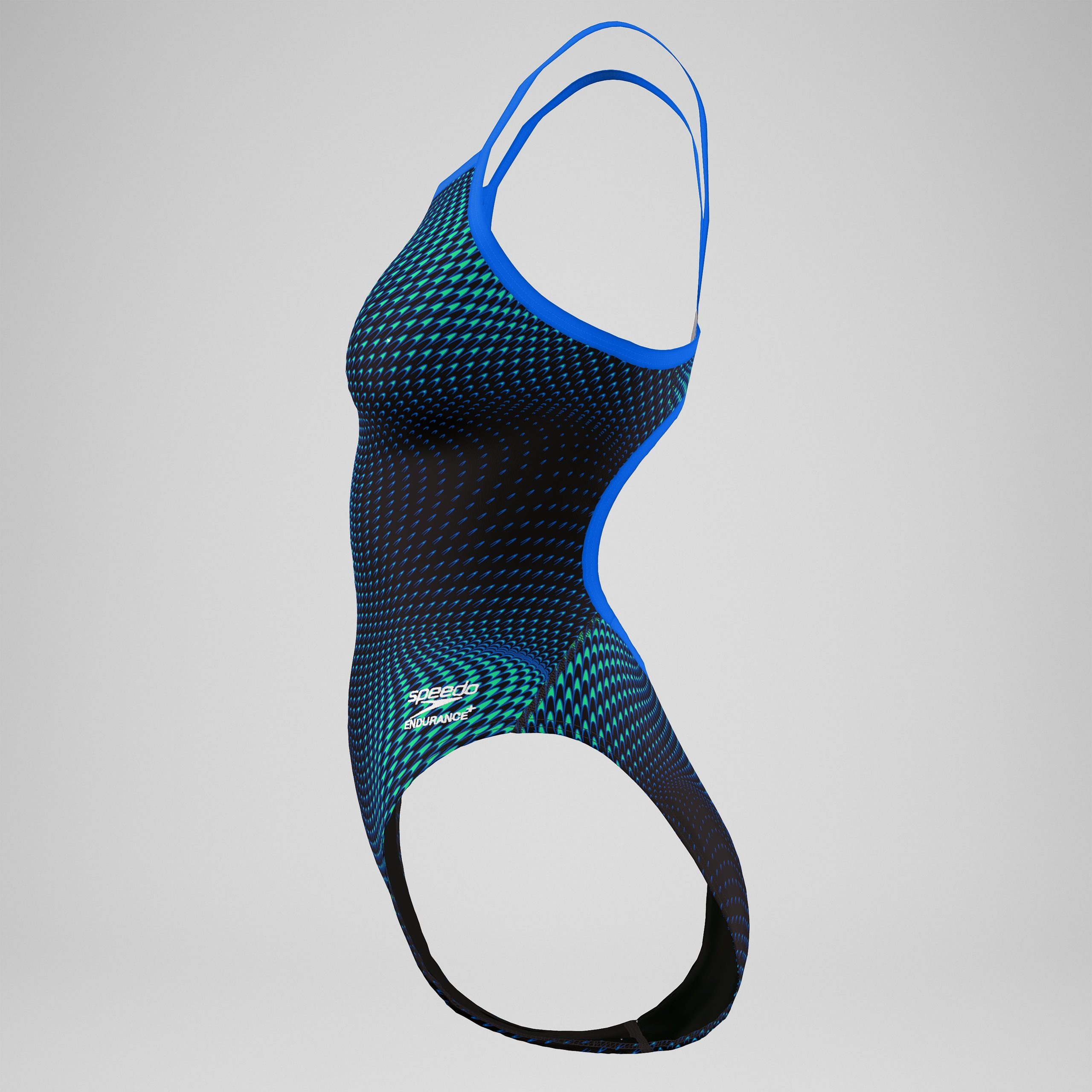 Women's Flow Flyback One Piece Black/Blue - Image 6