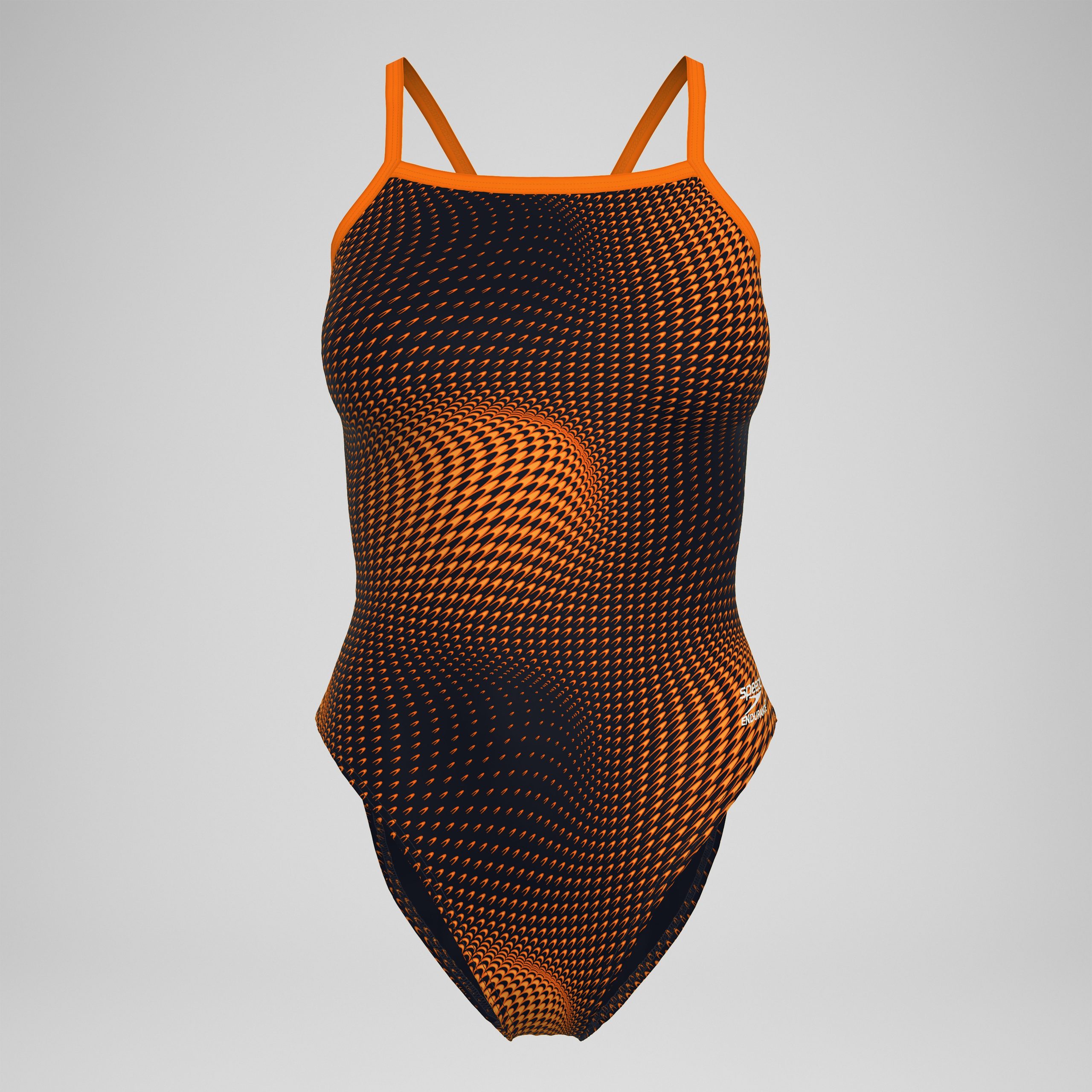 Women's Flow Flyback One Piece Black/Orange - Image 5