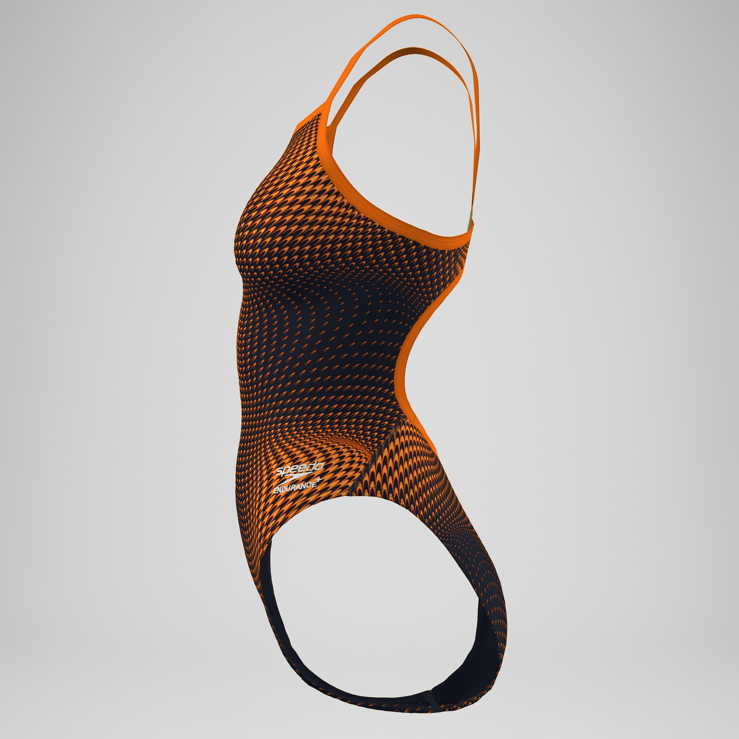 Women's Flow Flyback One Piece Black/Orange - Image 6