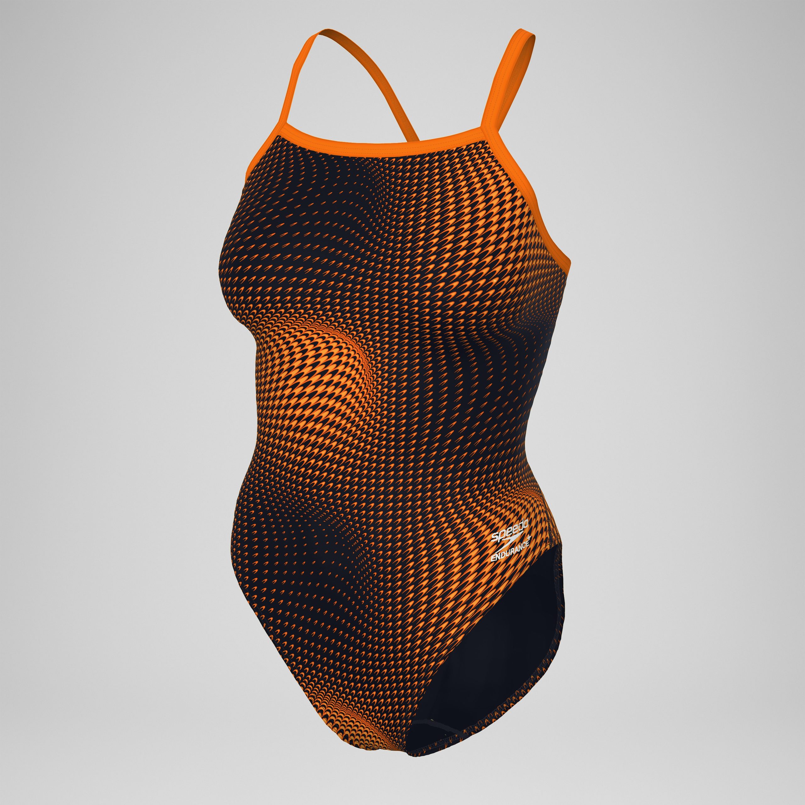 Women's Flow Flyback One Piece Black/Orange - Image 8