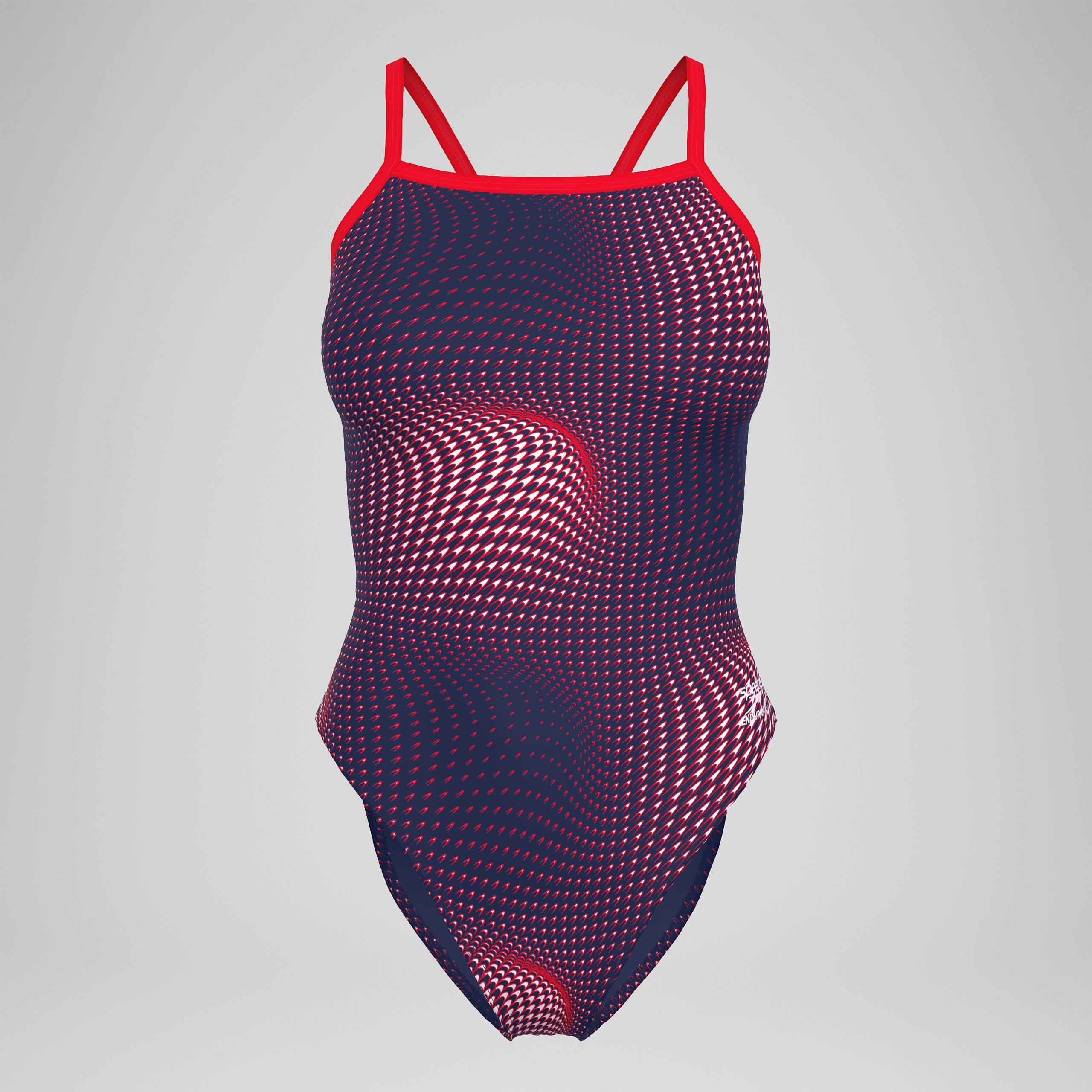 Women's Flow Flyback One Piece Navy/Red - Image 5