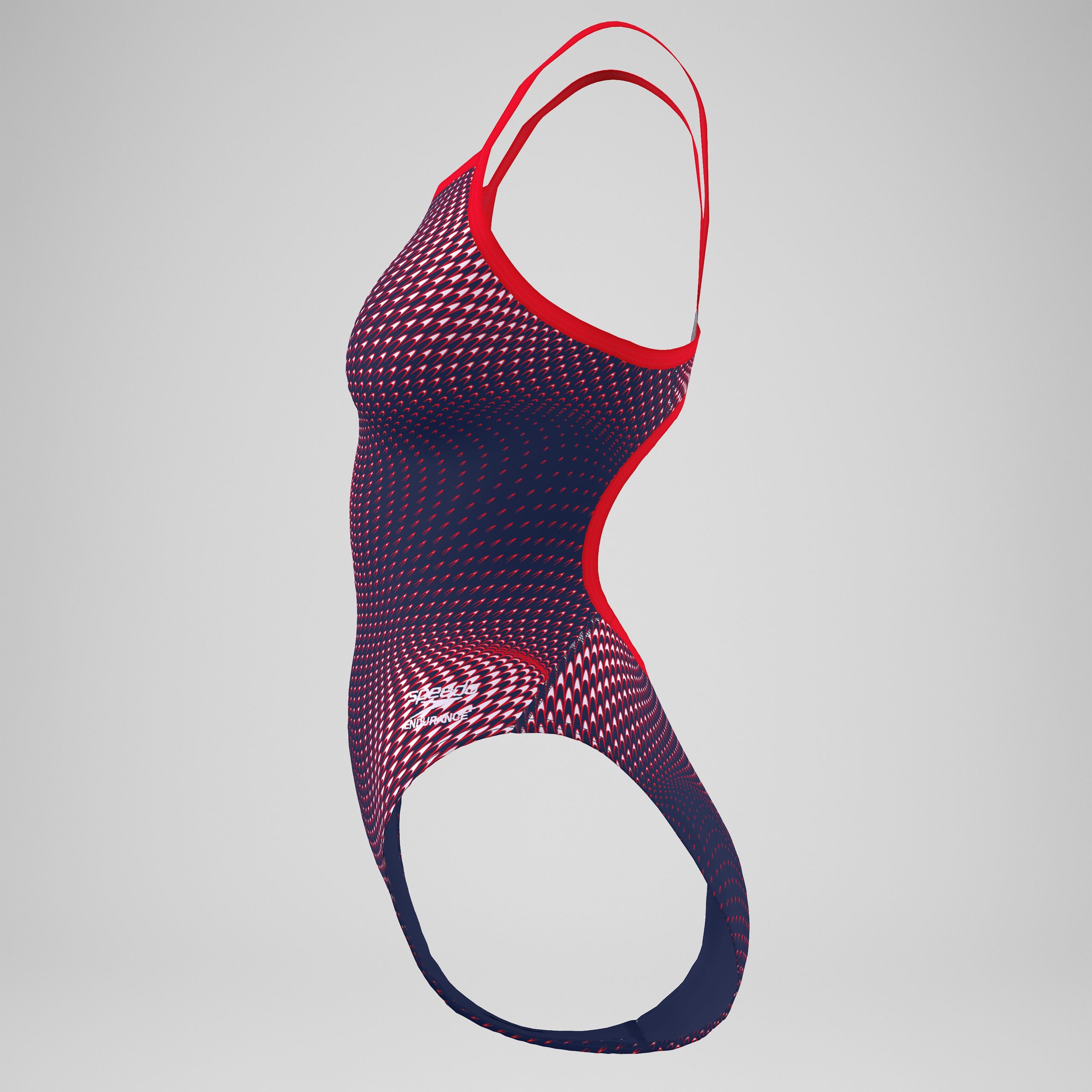 Women's Flow Flyback One Piece Navy/Red - Image 6