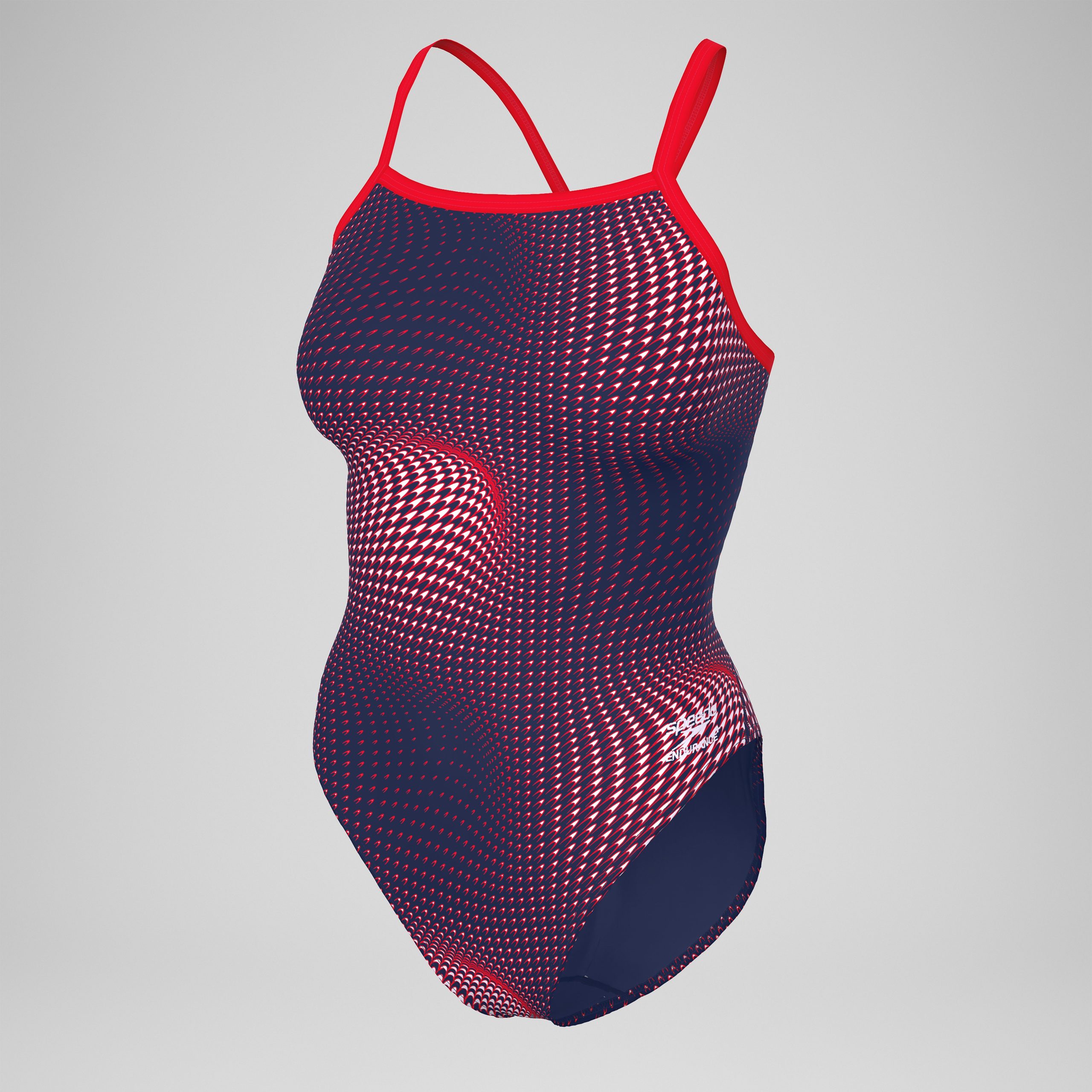 Women's Flow Flyback One Piece Navy/Red - Image 8