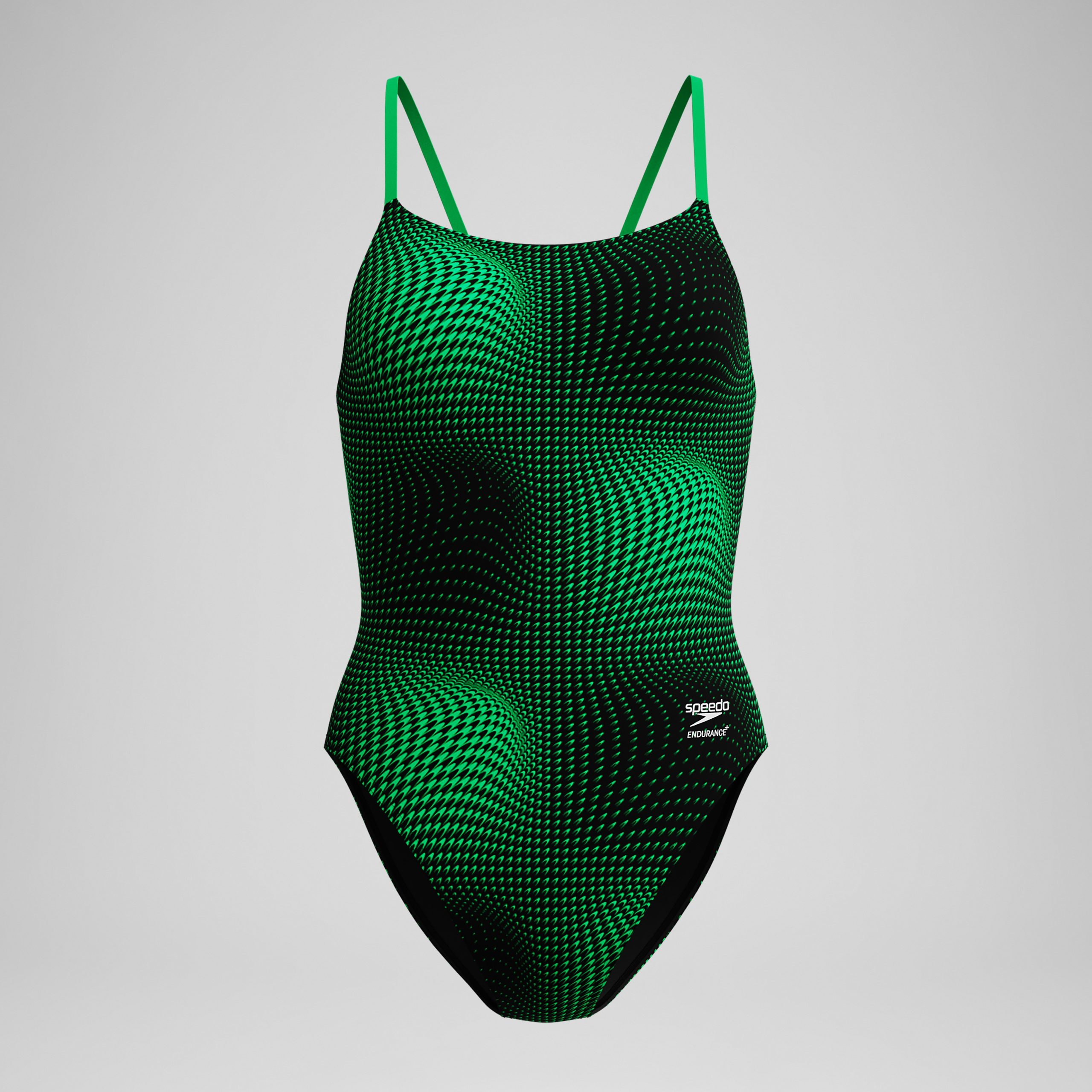 Women's Flow Strappy Crossback One Piece Green