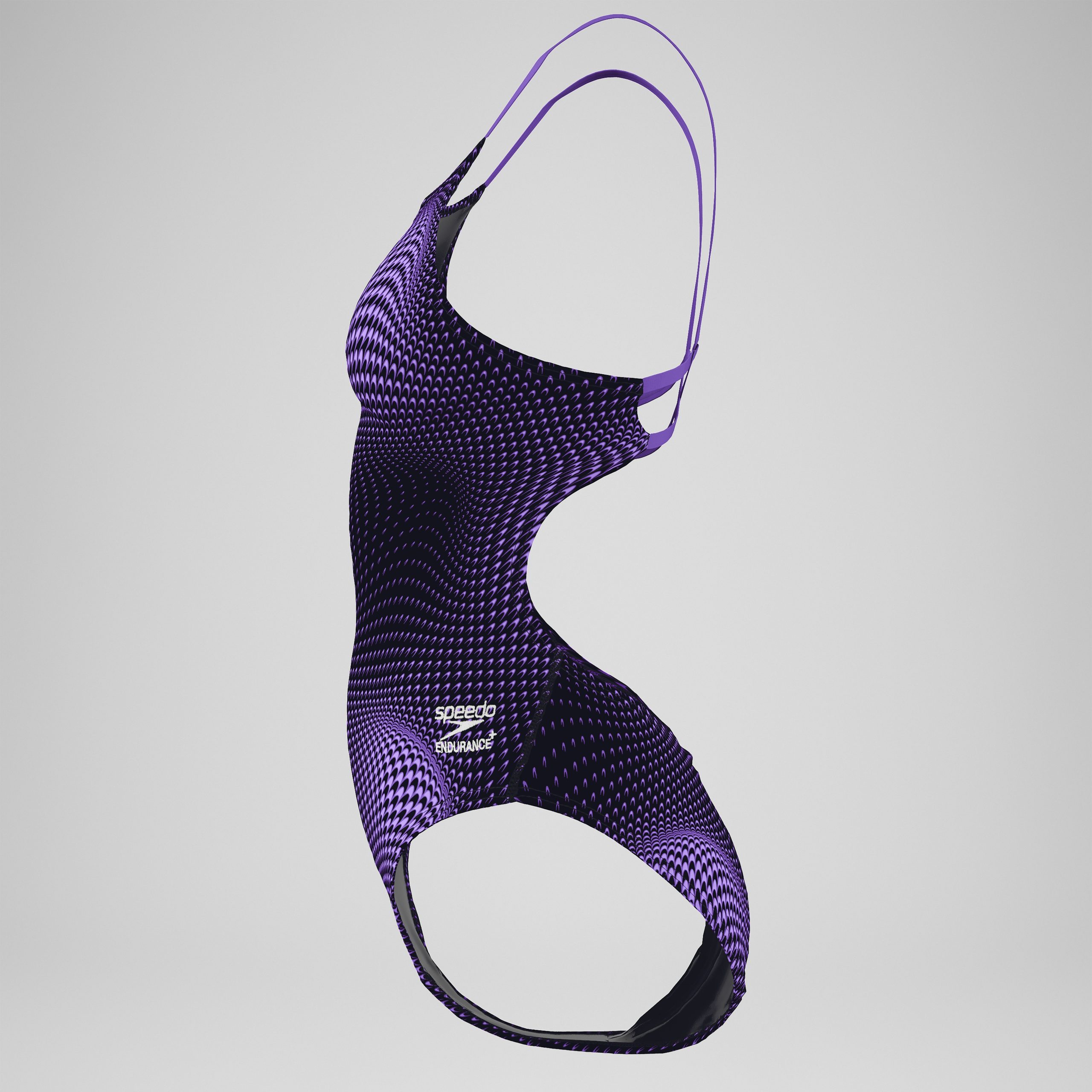 Women's Flow Strappy Crossback One Piece Purple - Image 6