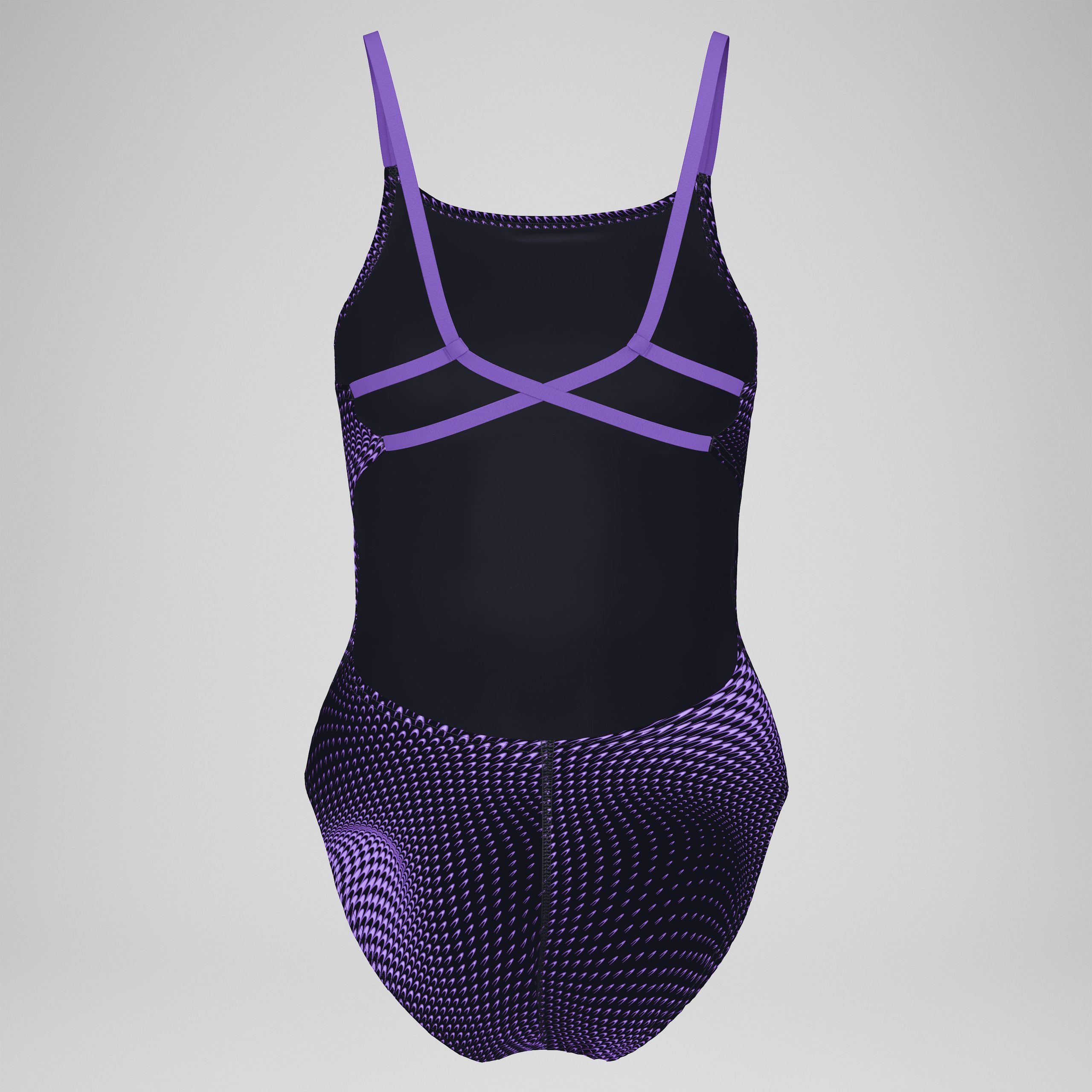 Women's Flow Strappy Crossback One Piece Purple - Image 7