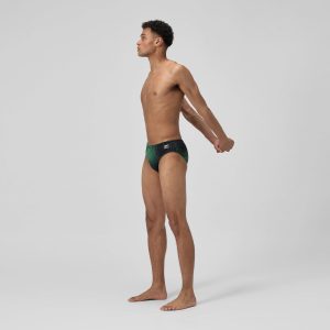Men's Flow Brief Black/Green