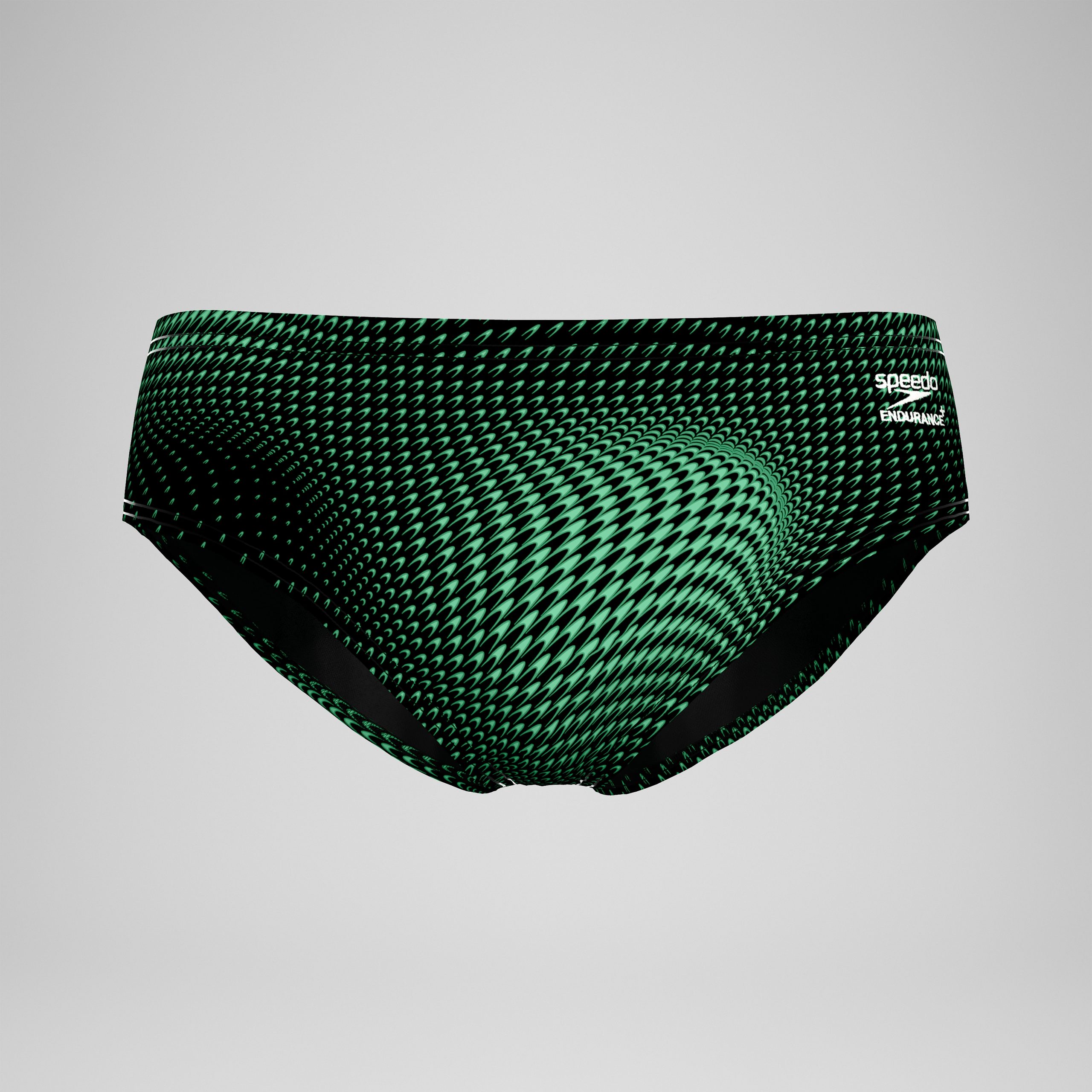 Men's Flow Brief Black/Green - Image 5