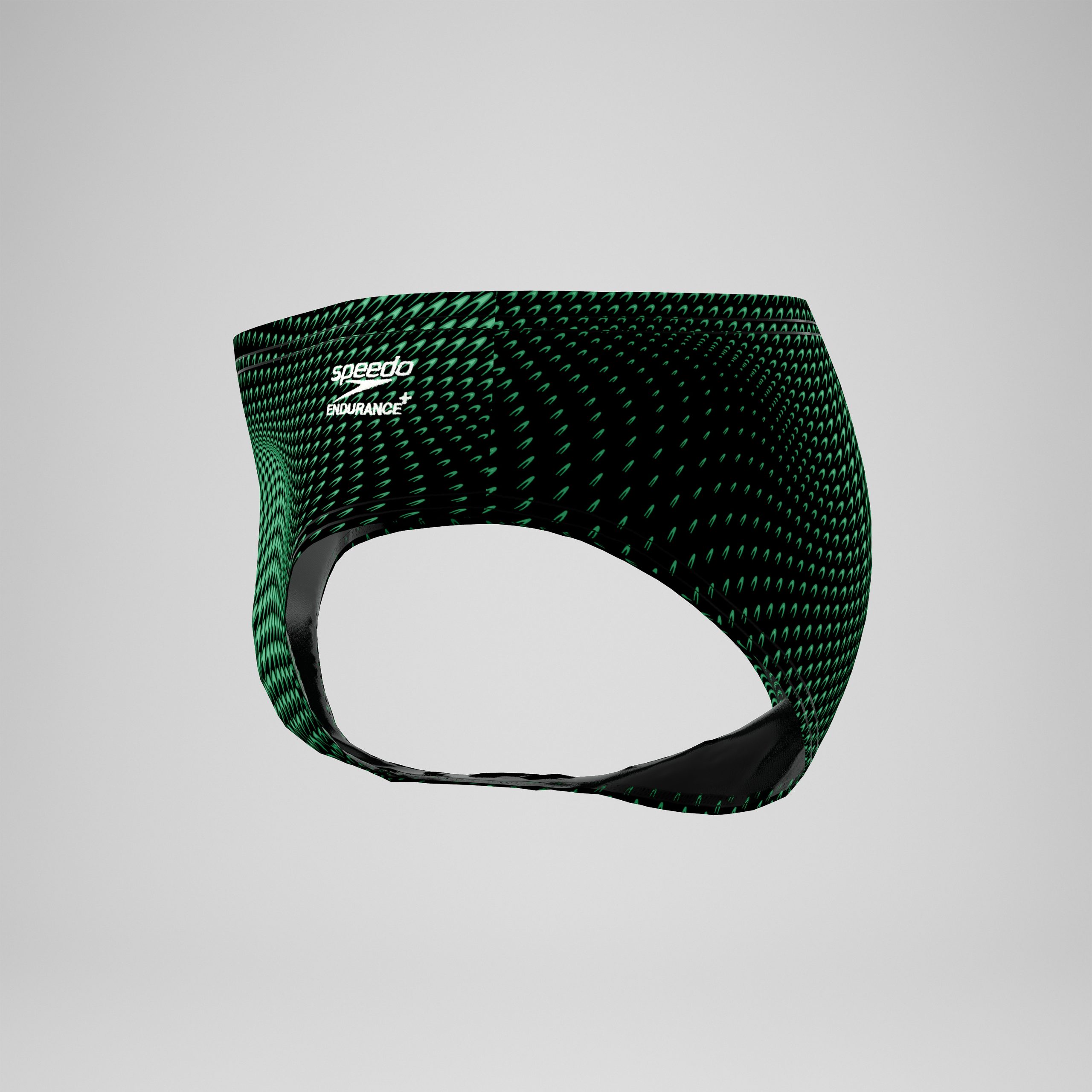 Men's Flow Brief Black/Green - Image 6