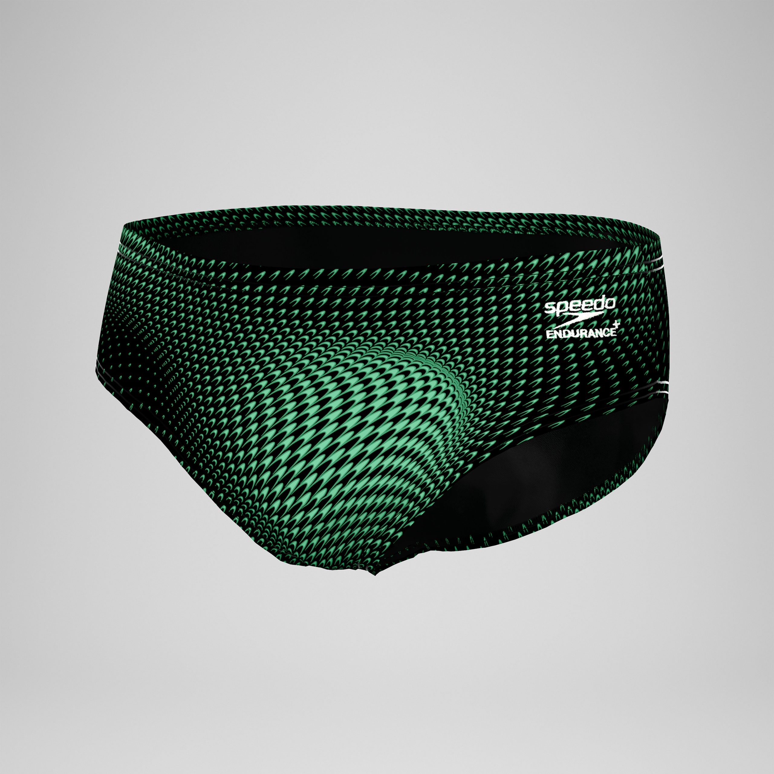 Men's Flow Brief Black/Green - Image 8