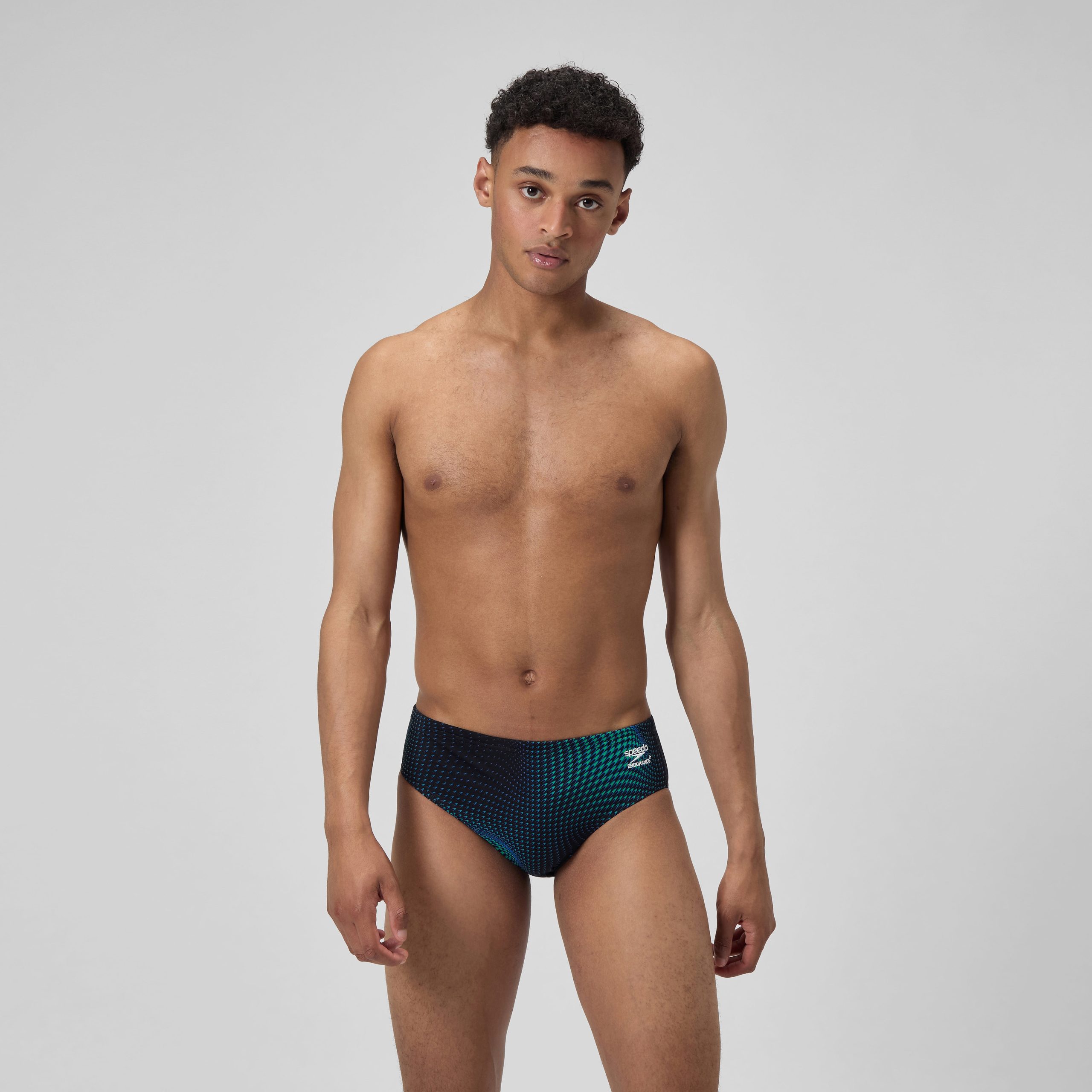 Men's Flow Brief Black/Blue - Image 2