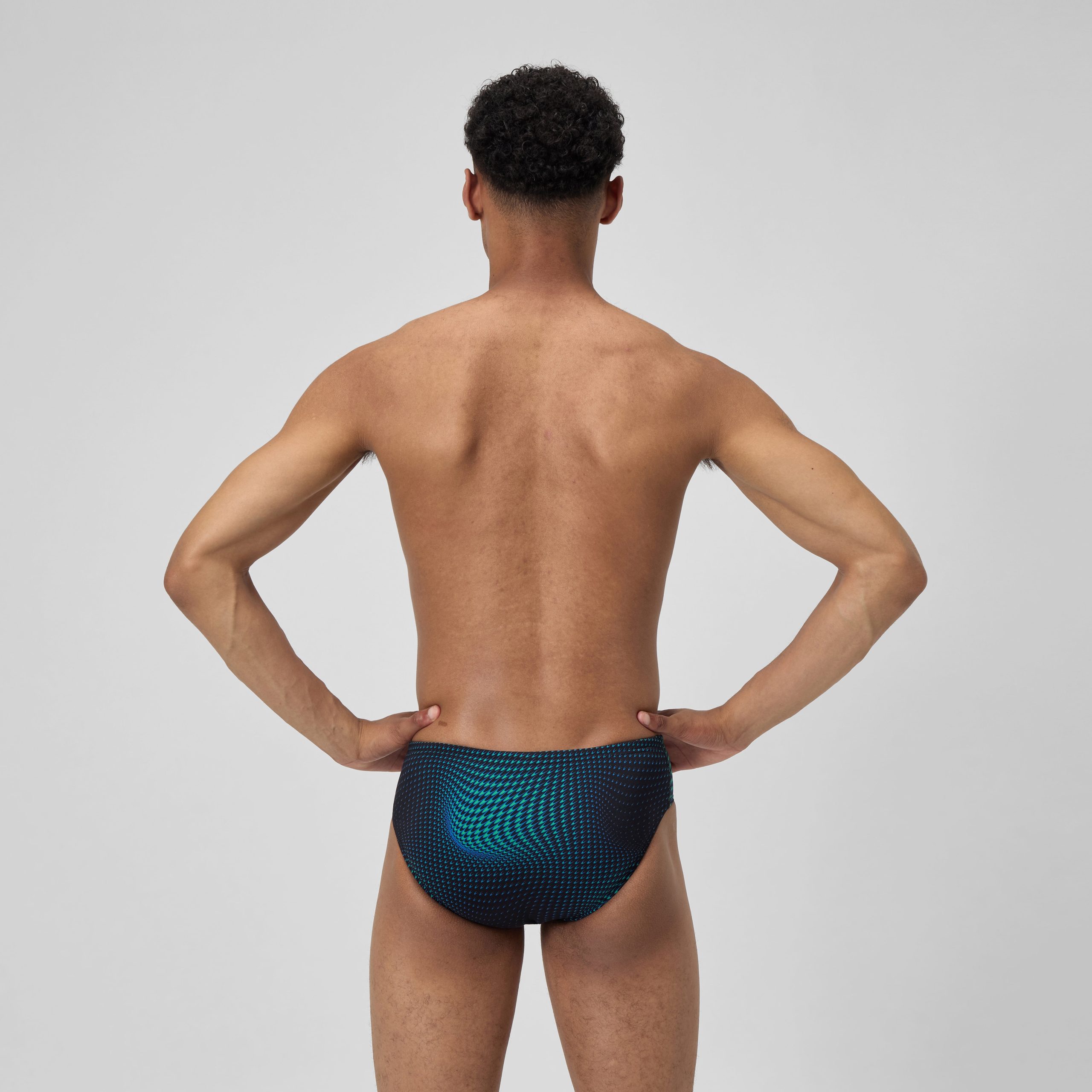 Men's Flow Brief Black/Blue - Image 4