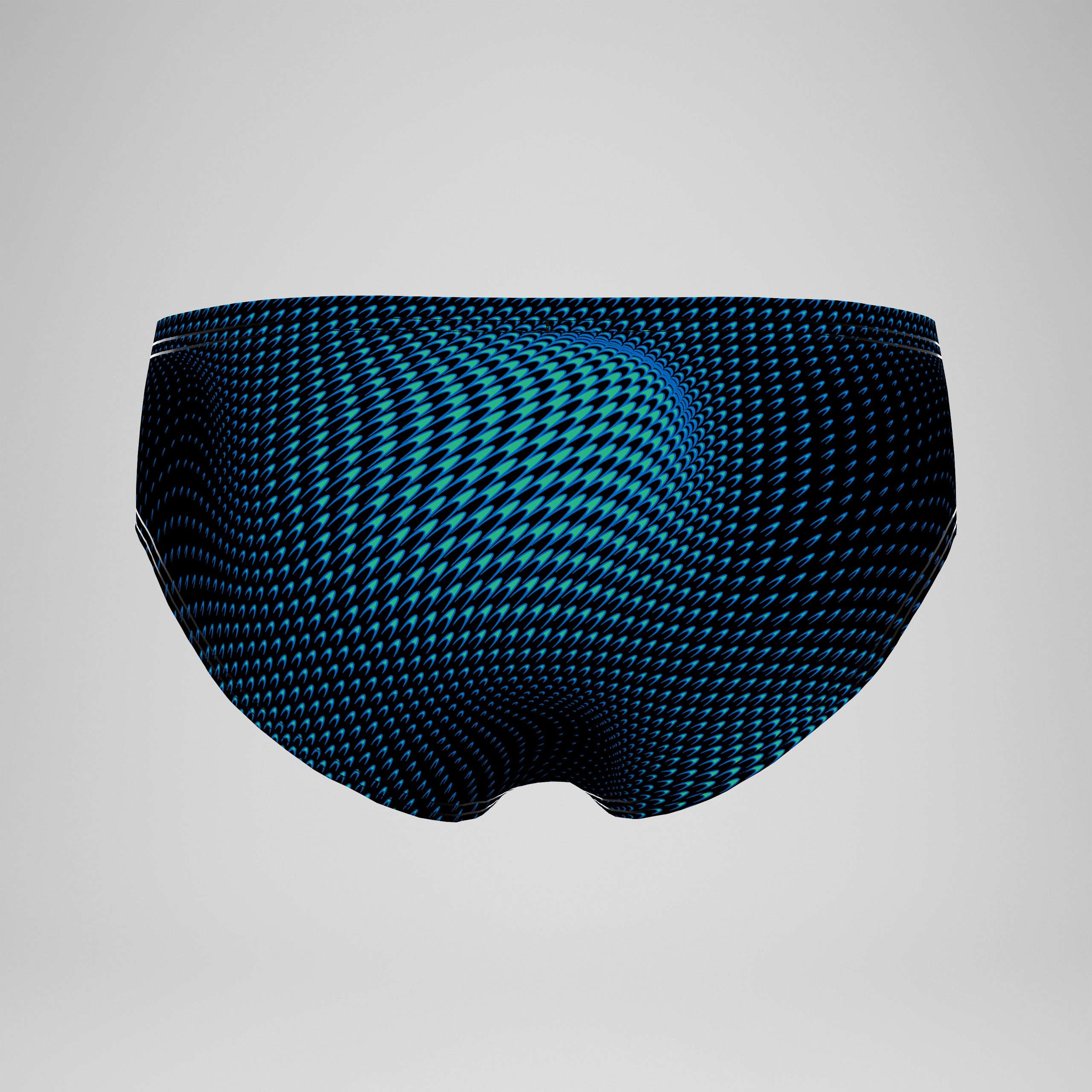 Men's Flow Brief Black/Blue - Image 7