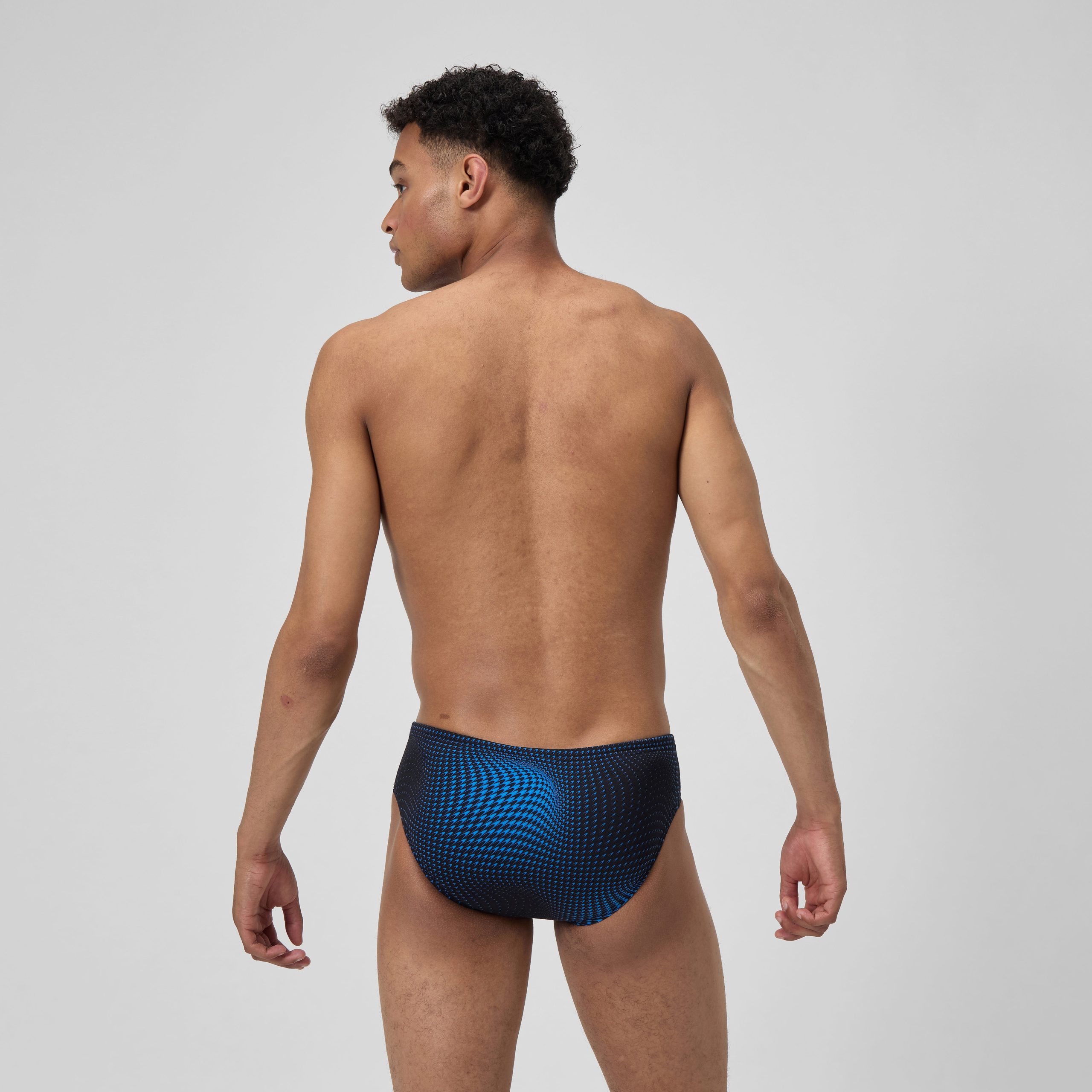 Men's Flow Brief Black/Blue - Image 4