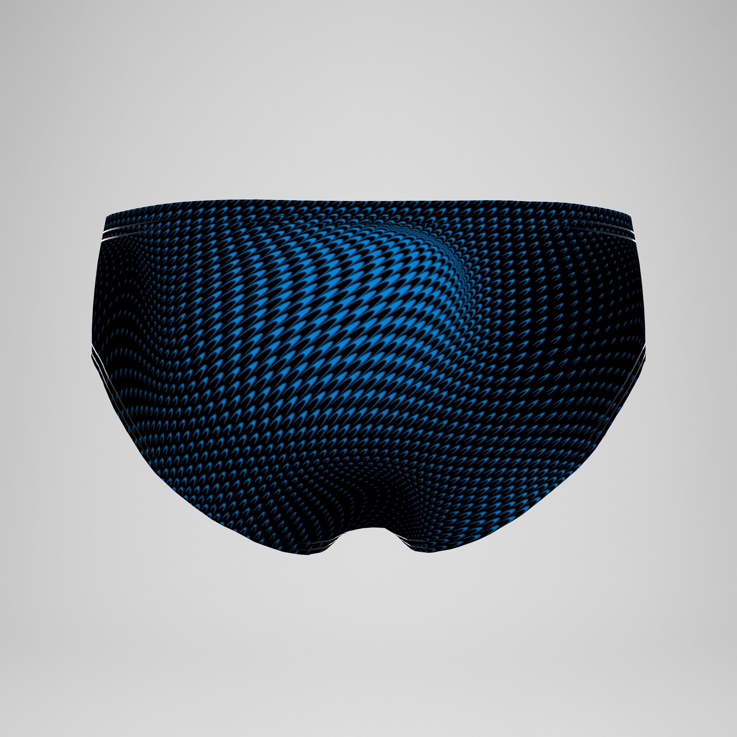 Men's Flow Brief Black/Blue - Image 7