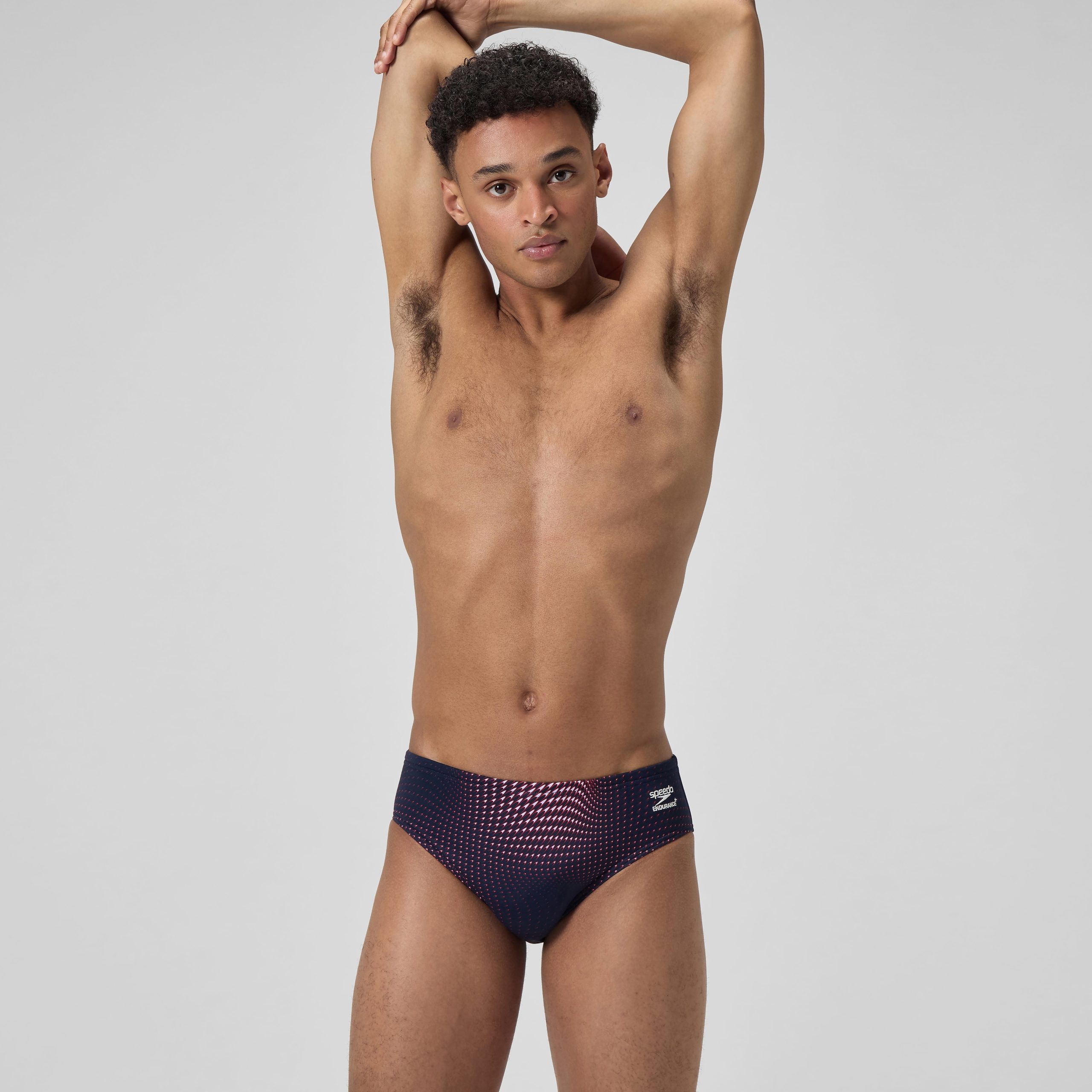 Men's Flow Brief Navy/Red - Image 2
