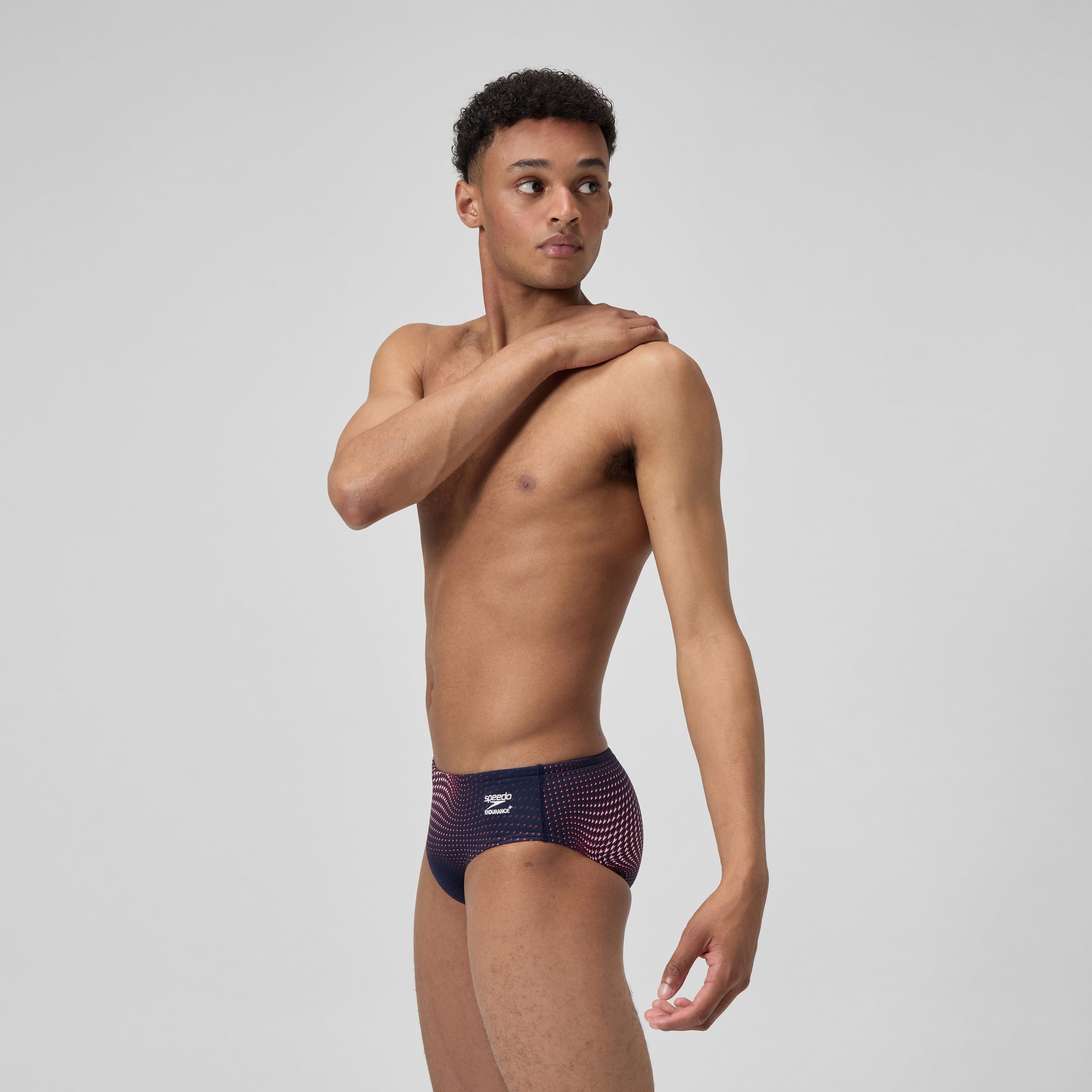 Men's Flow Brief Navy/Red - Image 3