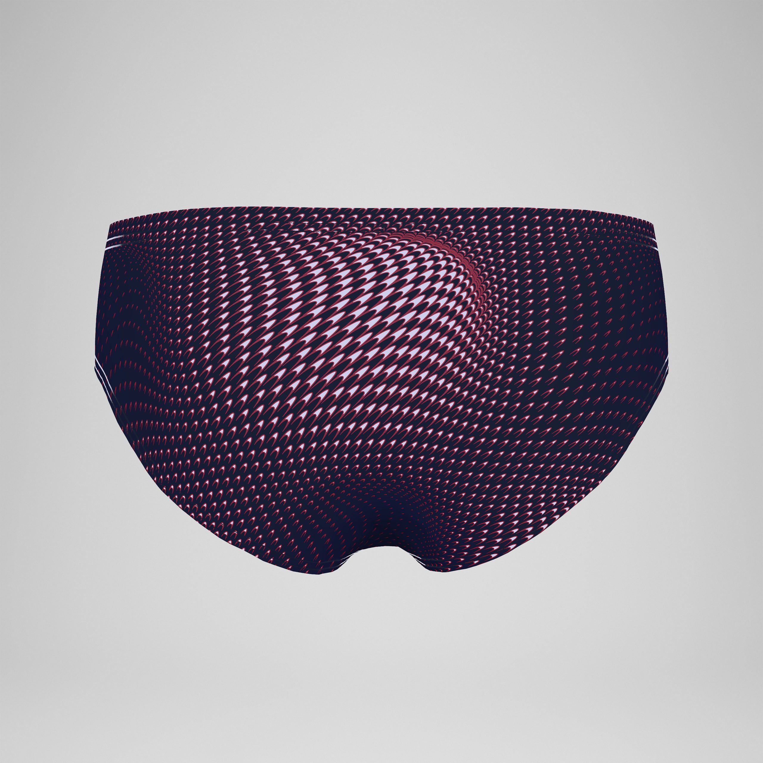 Men's Flow Brief Navy/Red - Image 7