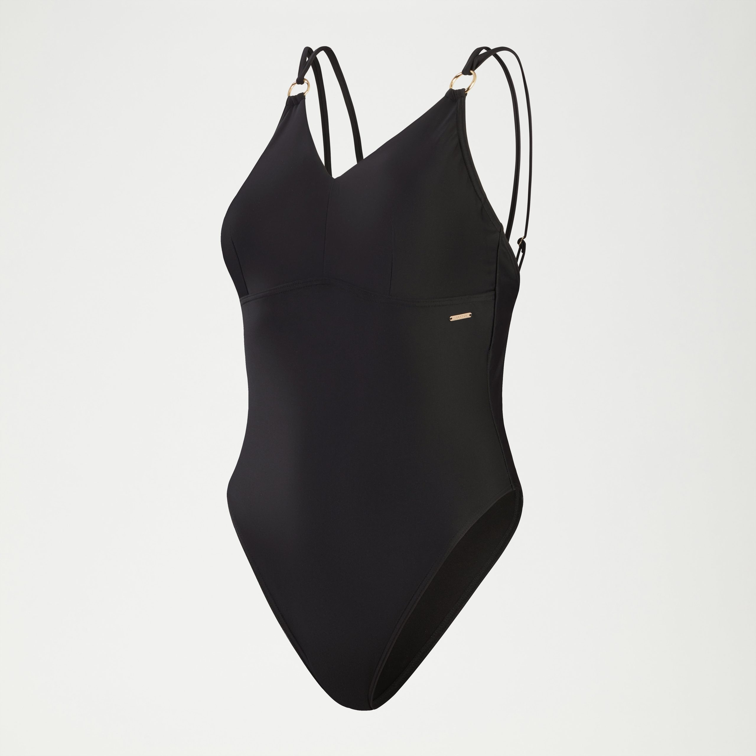 Women's Shaping Strappy One Piece Black