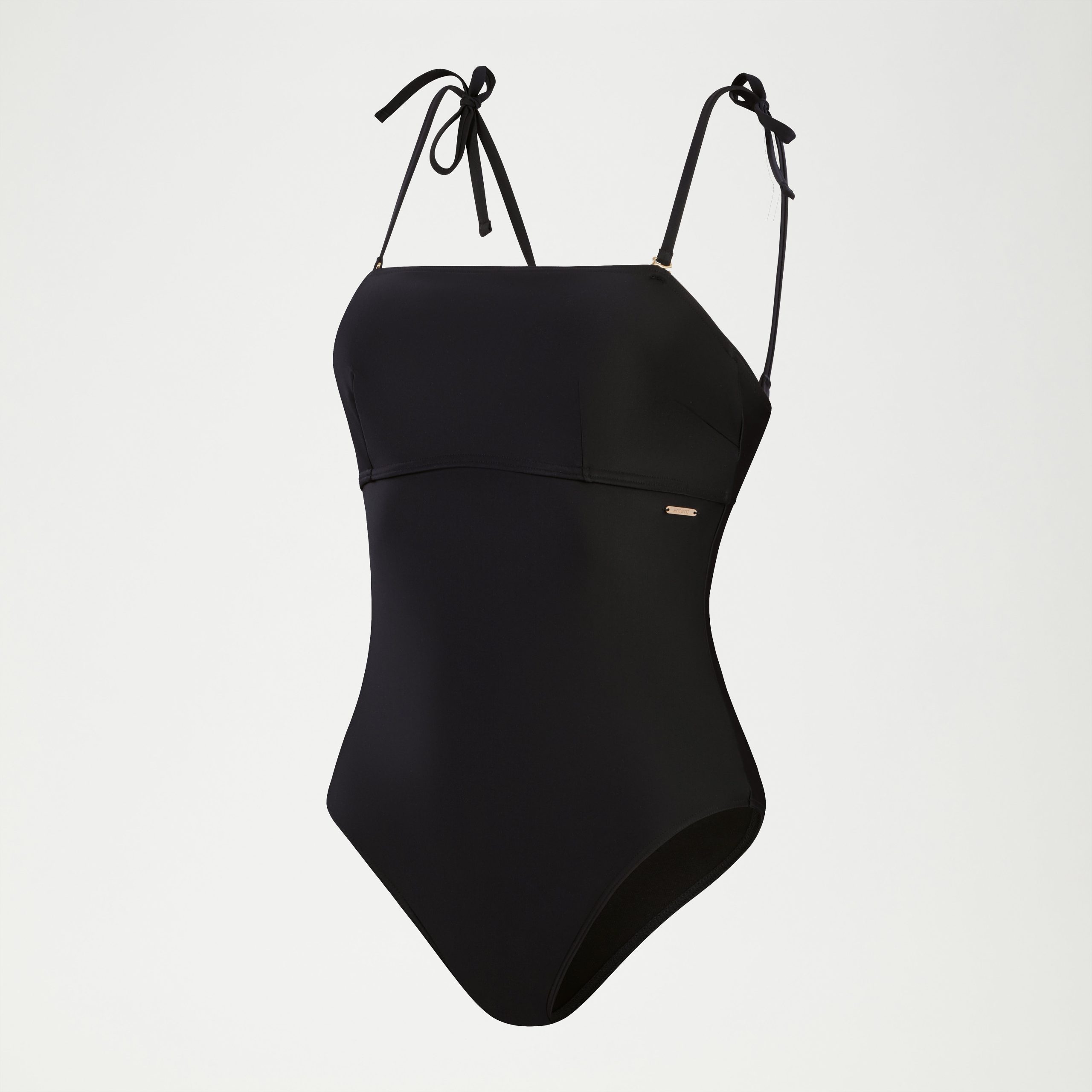 Women's Shaping Bandeau One Piece Black